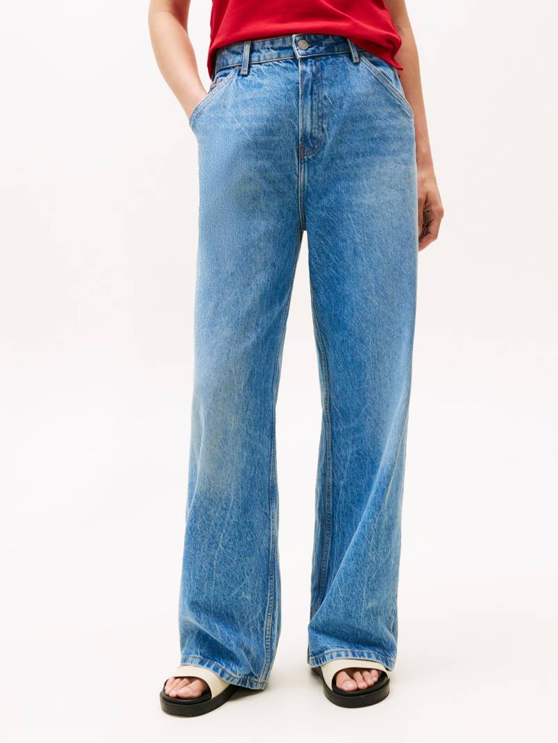 Tommy Hilfiger Weite Jeans »Loose Wide Leg Regular Waist«, mit Tommy Hilfiger Logo-Badge von TOMMY HILFIGER