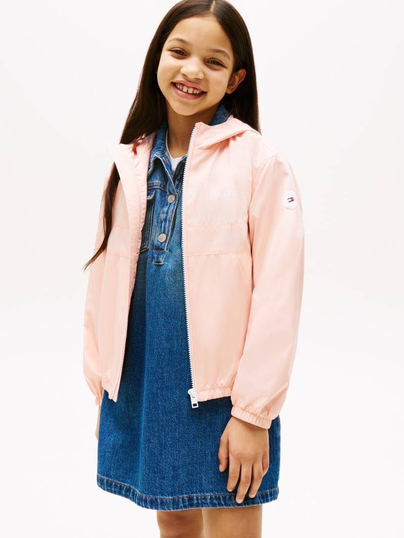Tommy Hilfiger Windbreaker »ESSENTIAL WINDBREAKER«, mit Kapuze, mit Logodruck von TOMMY HILFIGER