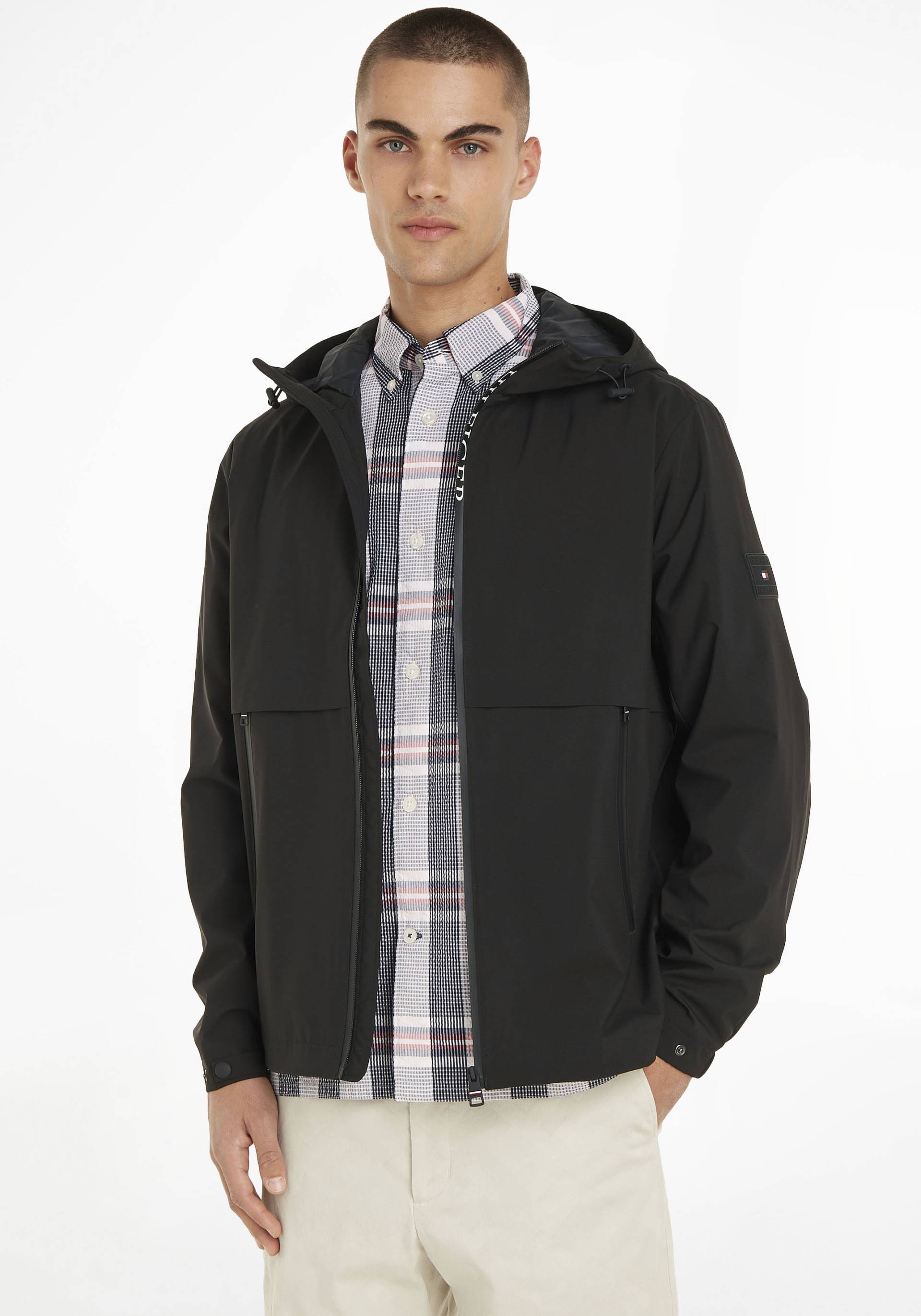 Tommy Hilfiger Windbreaker »TH PROTECT SAIL HOODED JACKET«, mit Kapuze von TOMMY HILFIGER