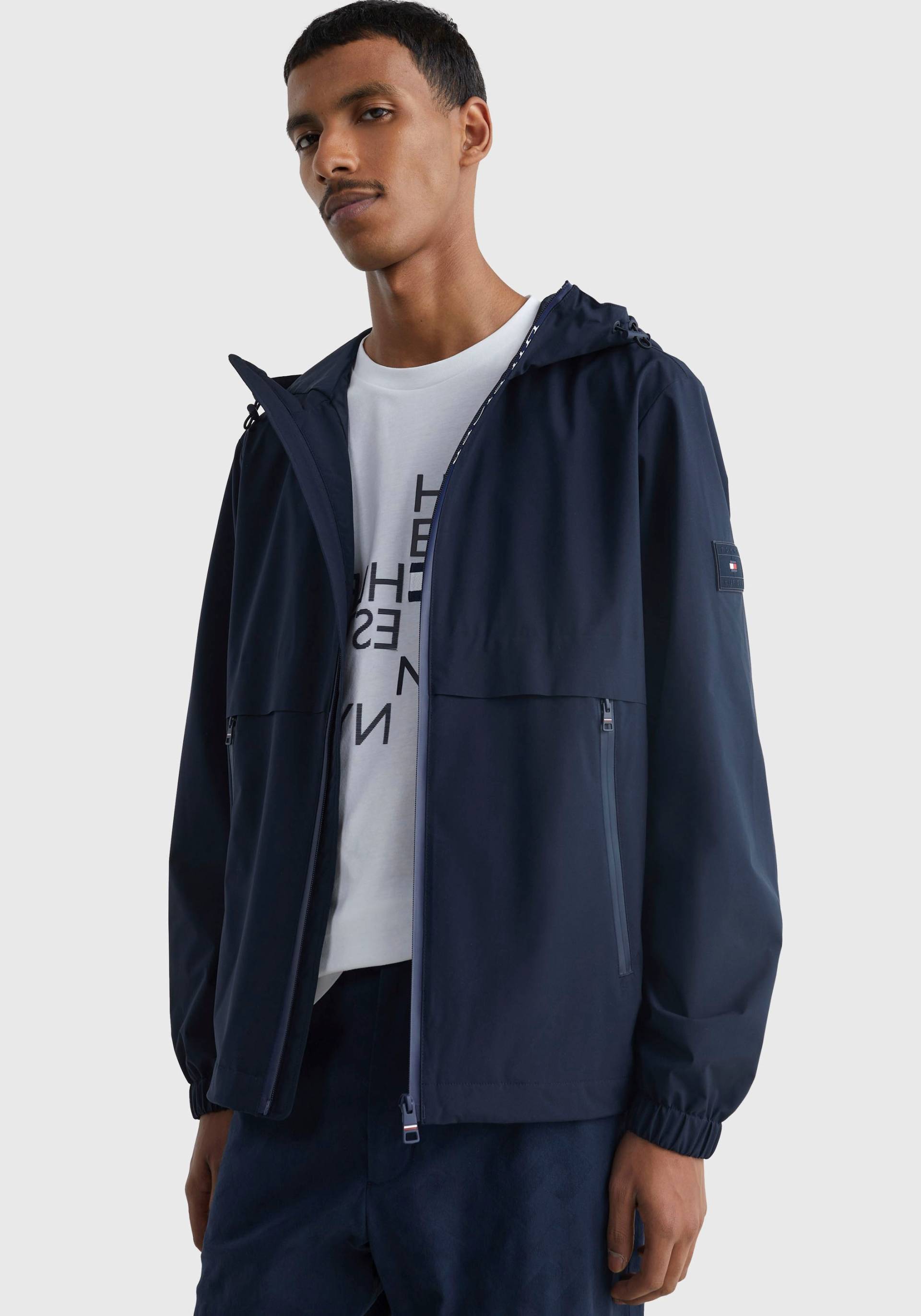 Tommy Hilfiger Windbreaker »TH PROTECT SAIL HOODED JACKET«, mit Kapuze von TOMMY HILFIGER