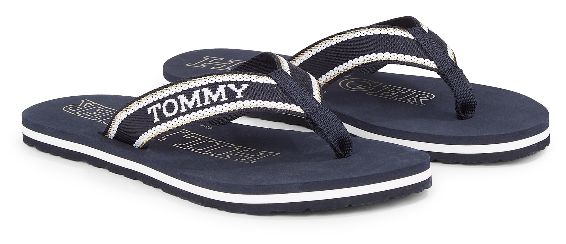 Tommy Hilfiger Zehentrenner »HILFIGER BEACH SANDAL« von TOMMY HILFIGER