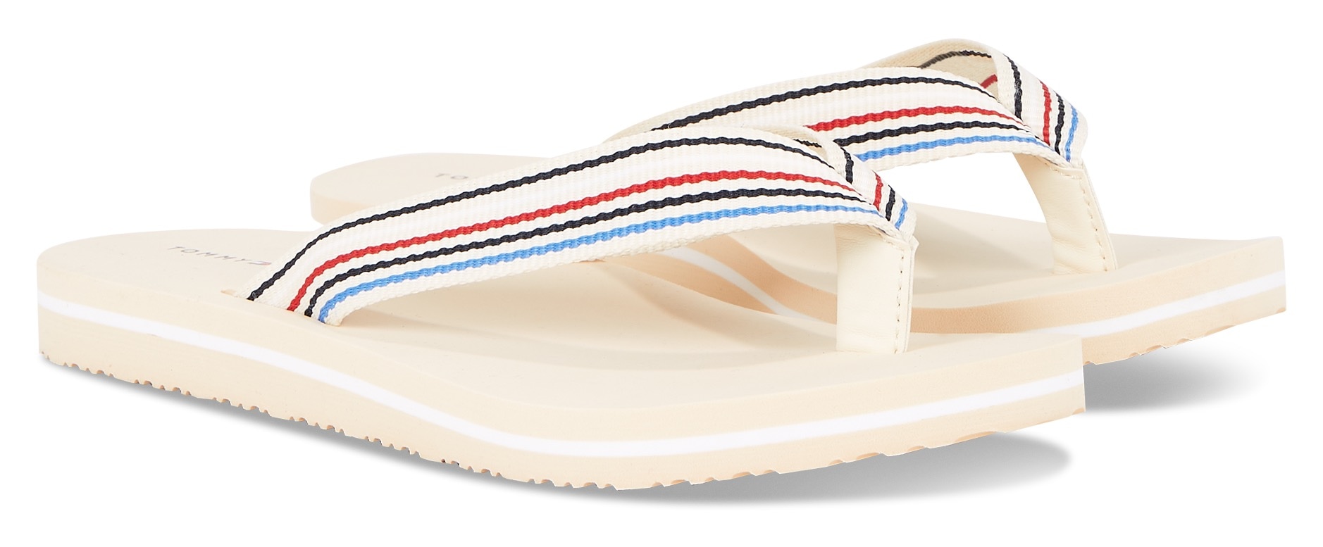 Tommy Hilfiger Zehentrenner »TH STRIPES BEACH SANDAL« von TOMMY HILFIGER