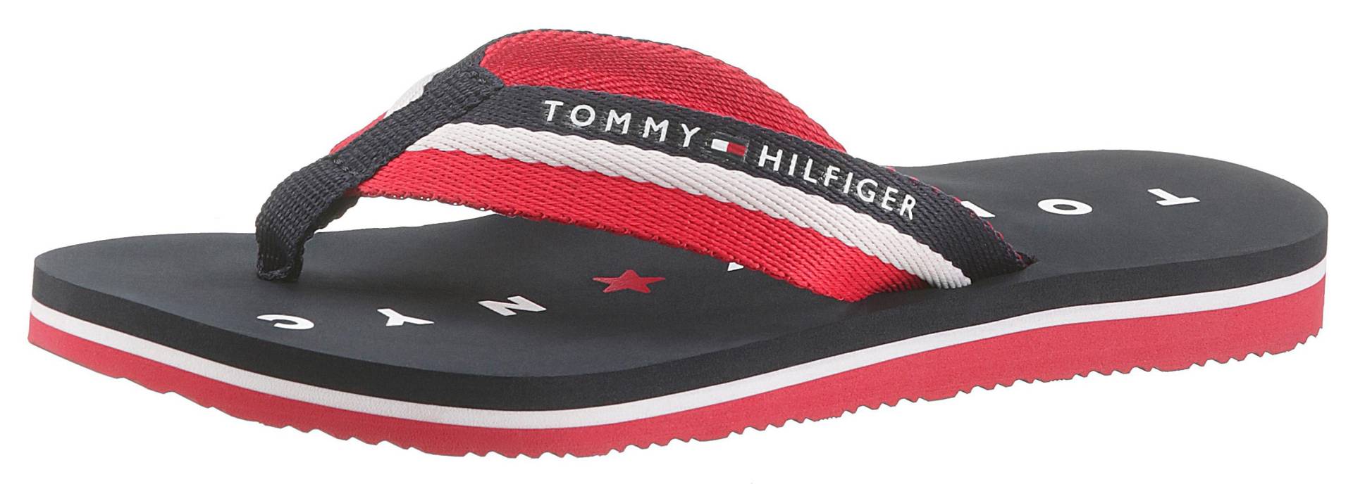 Tommy Hilfiger Zehentrenner »TOMMY LOVES NY BEACH SANDAL« von TOMMY HILFIGER