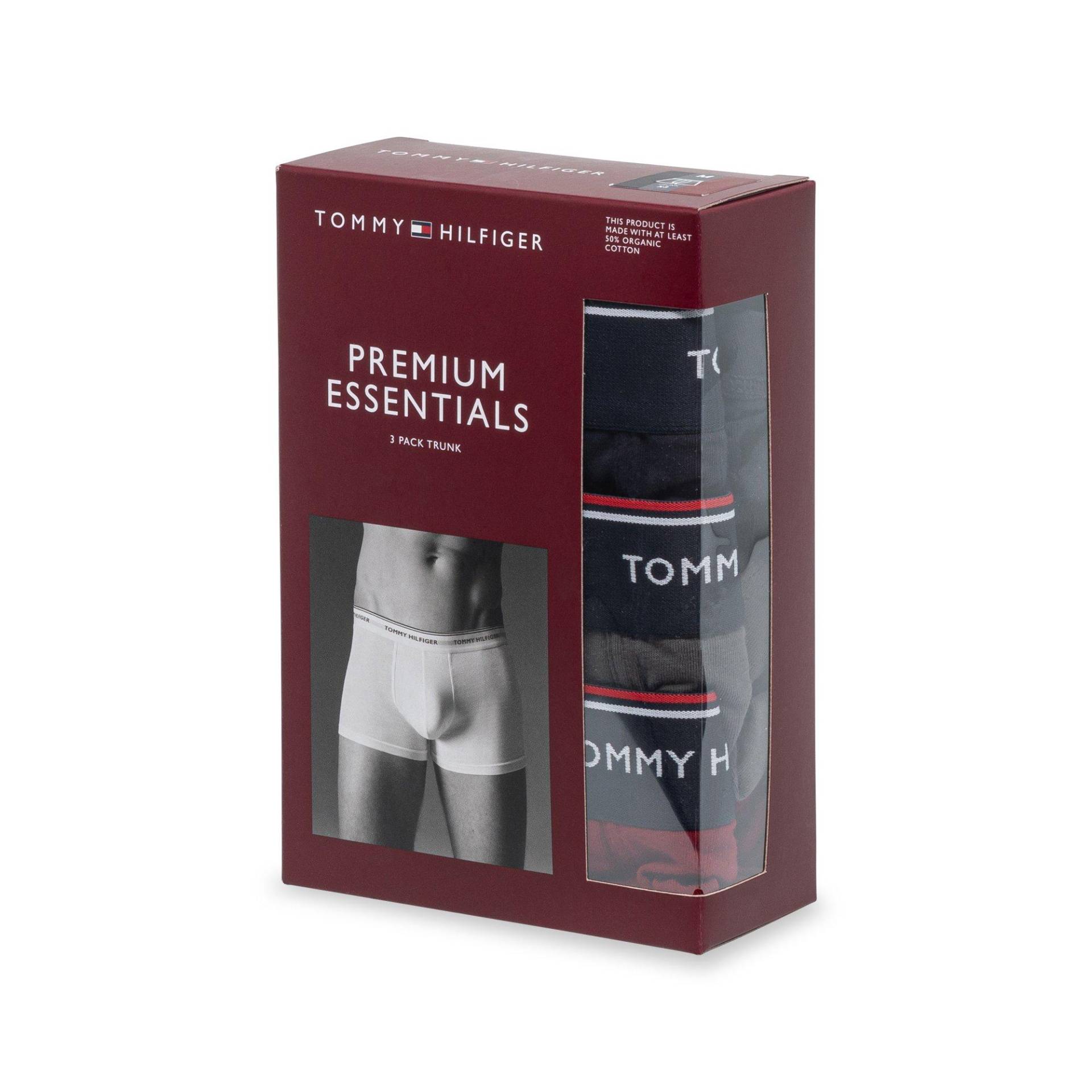 Triopack Panty Herren Blau  M von TOMMY HILFIGER