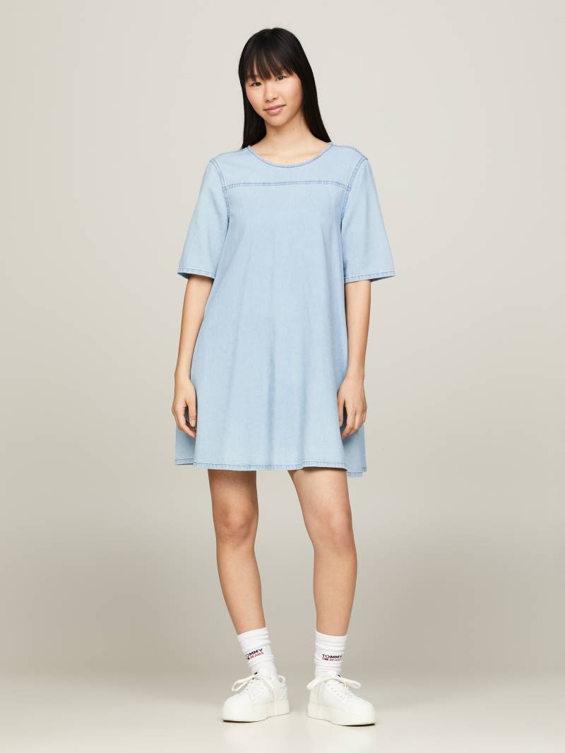 Tommy Jeans Curve Blusenkleid »TJW CHAMBRAY A-LINE SS DRESS EXT« von TOMMY JEANS Curve