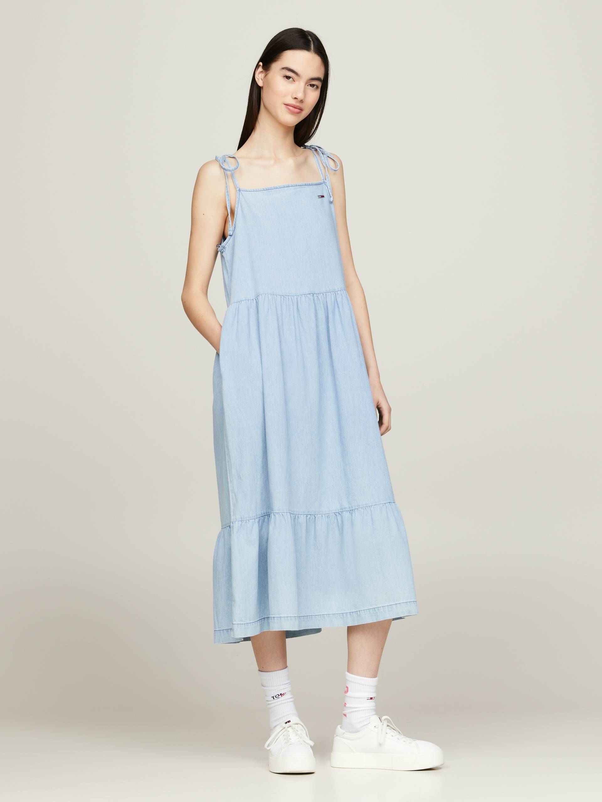 Tommy Jeans Curve Blusenkleid »TJW CHAMBRAY DRESS EXT«, Grosse Grössen von TOMMY JEANS Curve