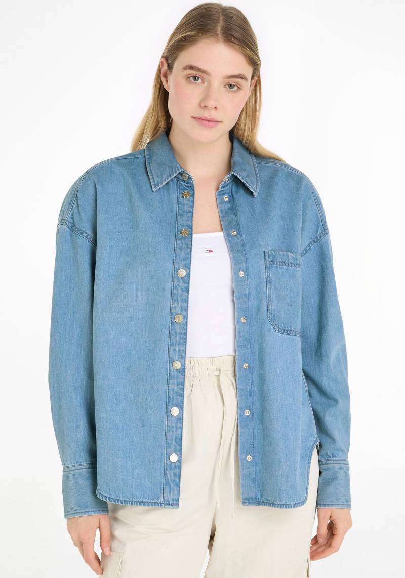 Tommy Jeans Curve Blusentop »TJW DENIM OVERSHIRT EXT« von TOMMY JEANS Curve