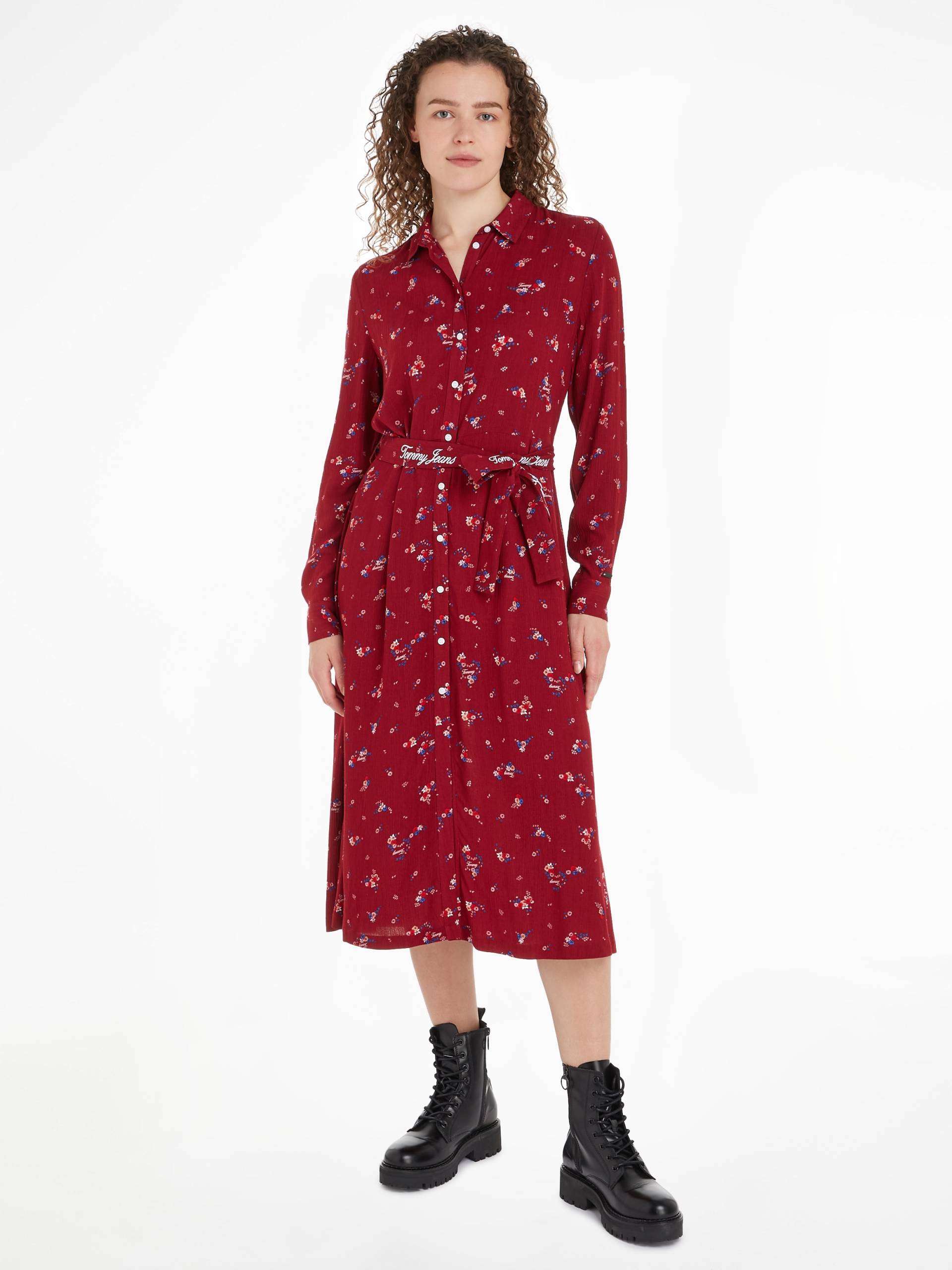 Tommy Jeans Curve Hemdblusenkleid »TJW FLORAL BELT SHIRT DRESS EXT«, Grosse Grössen Tommy Jeans Curve Hemdblusenkleid »TJW FLORAL BELT SHIRT DRESS EXT«, Grosse Grössen von TOMMY JEANS Curve