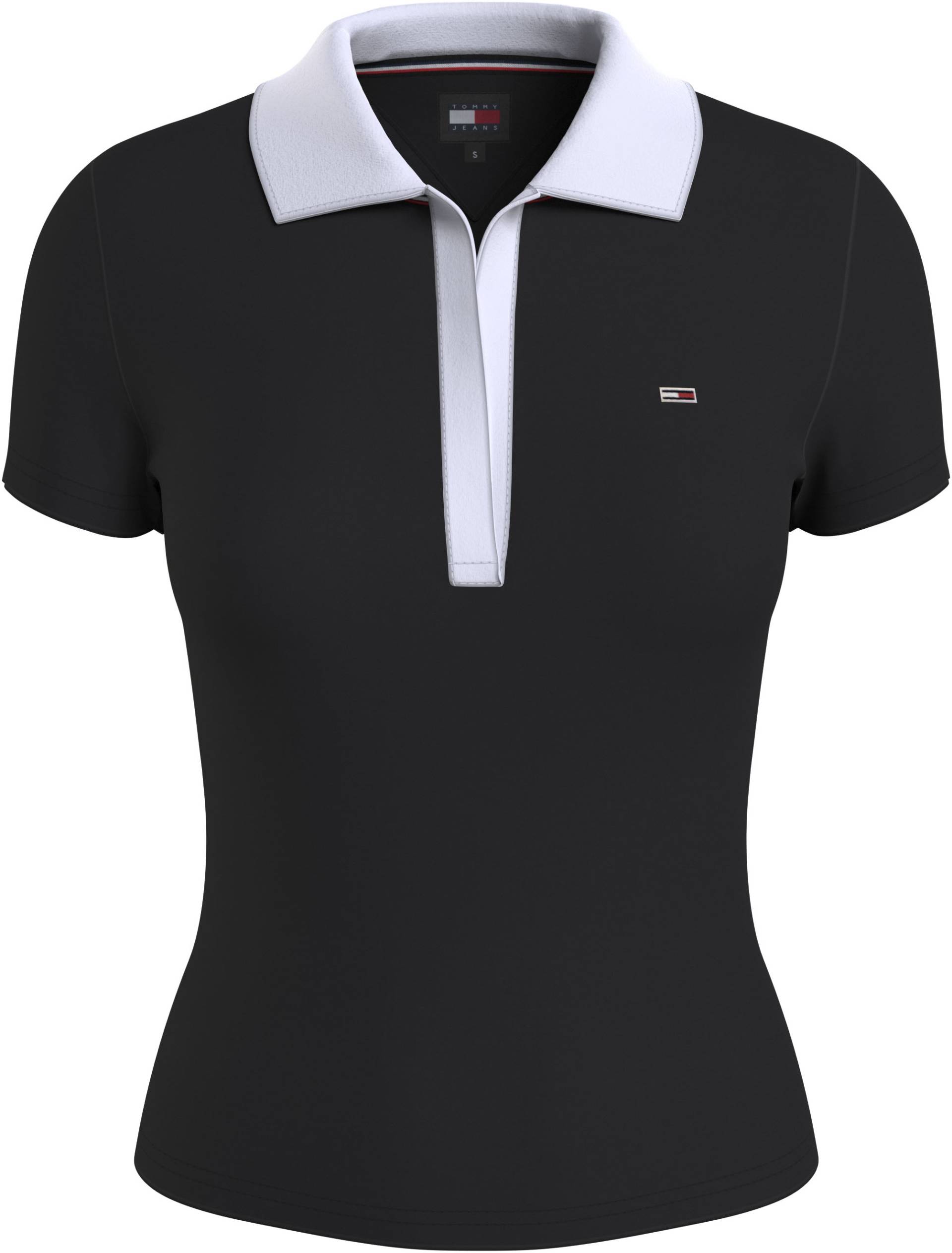 Tommy Jeans Curve Poloshirt »TJW SLIM CONTRAST V SS POLO EXT« von TOMMY JEANS Curve