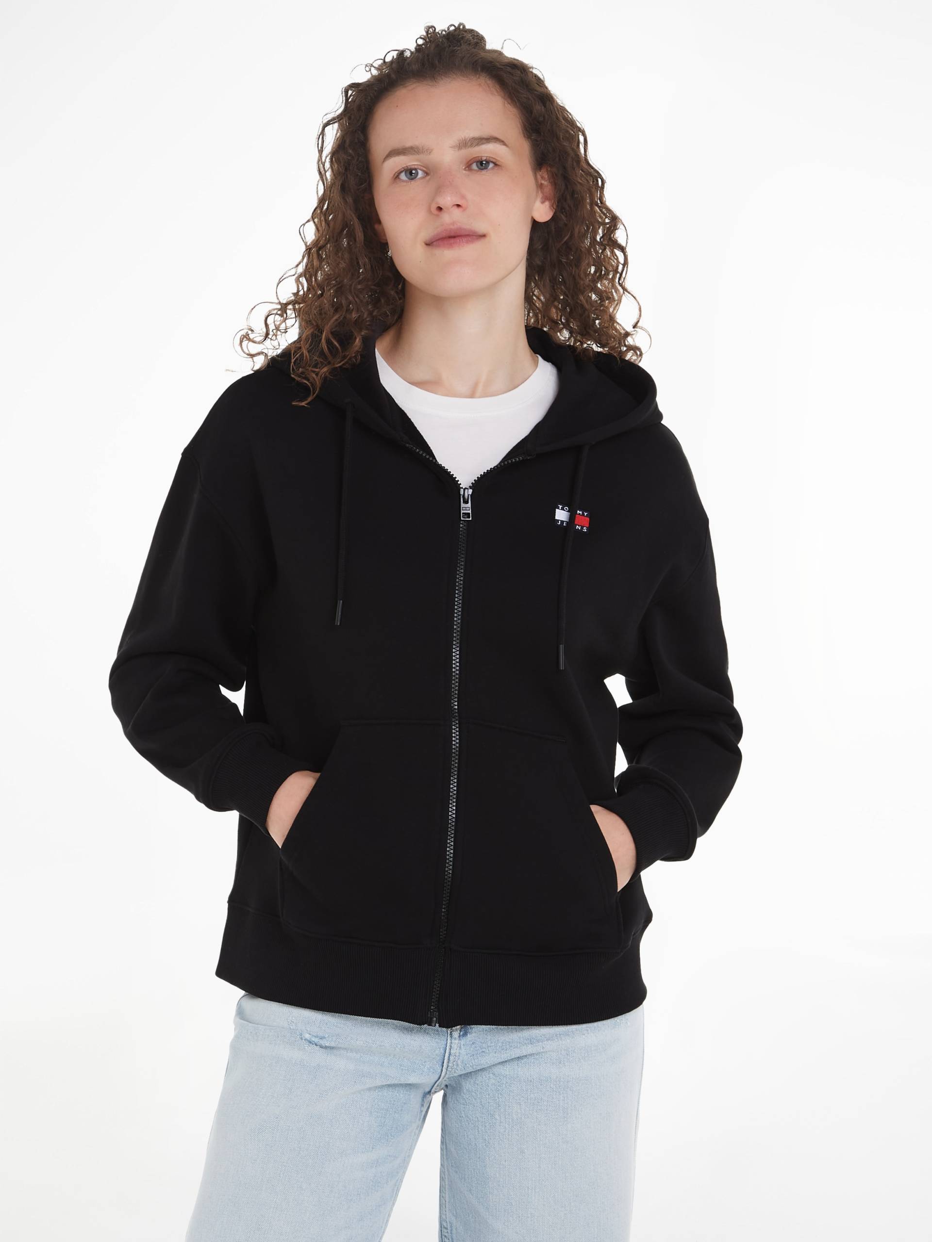 Tommy Jeans Curve Sweatjacke »TJW BADGE ZIP THRU HOODIE EXT« von TOMMY JEANS Curve