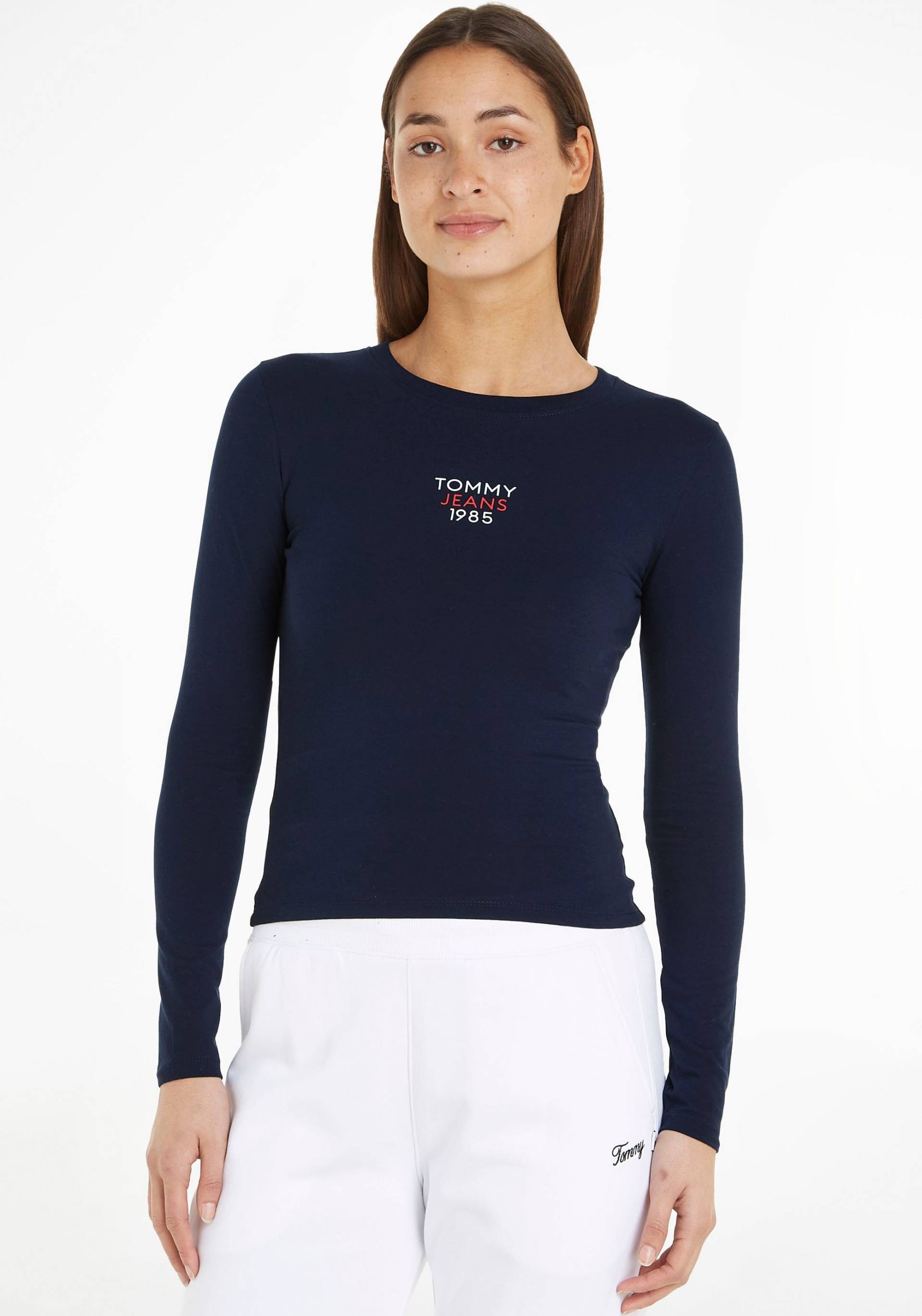 Tommy Jeans Curve T-Shirt »TJW SLIM ESSENTIAL LOGO 1 LS EXT« von TOMMY JEANS Curve