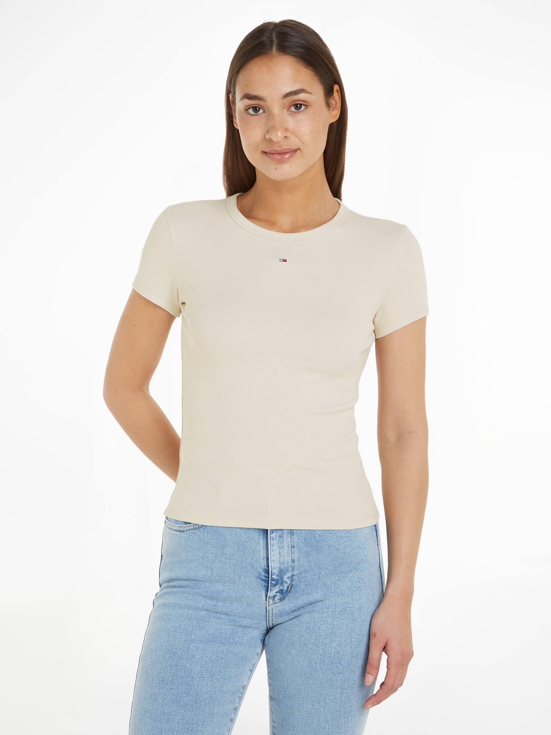 Tommy Jeans Curve T-Shirt »TJW SLIM ESSENTIAL RIB SS EXT« von TOMMY JEANS Curve