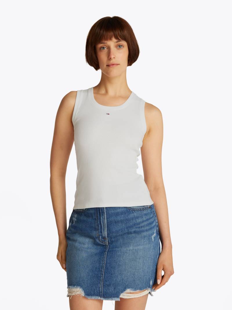 Tommy Jeans Curve Tanktop »TJW ESSENTIAL RIB TANK EXT«, in Grossen Grössen, Rippware von TOMMY JEANS Curve