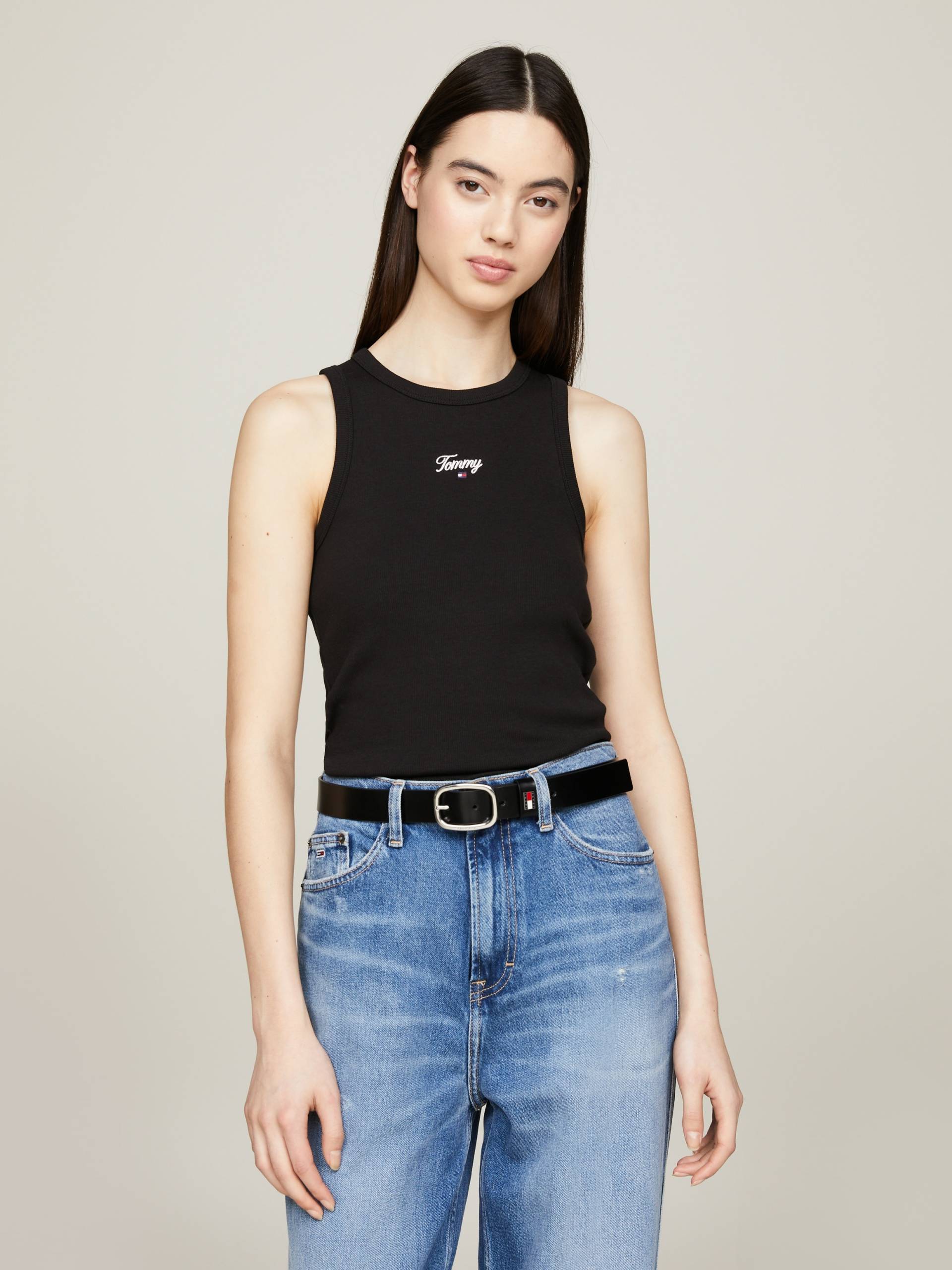 Tommy Jeans Curve Tanktop »TJW SLIM SCRIPT TANK EXT« von TOMMY JEANS Curve