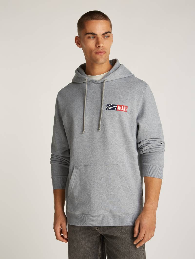 Tommy Jeans Plus Hoodie »TJM REG ENTRY GRAPHIC HOODIE EXT«, in Grossen Grössen, Logodruck, Kängurutasche von TOMMY JEANS Plus