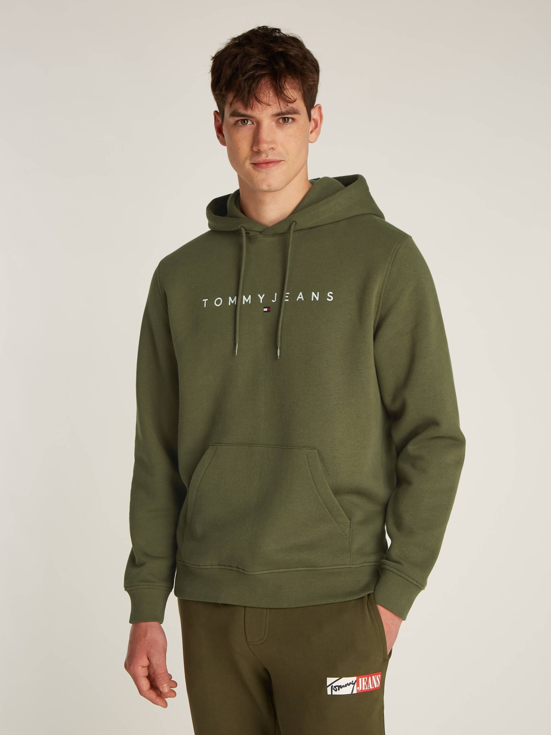 Tommy Jeans Plus Hoodie »TJM REG LINEAR LOGO HOODIE EXT«, in Grosse Grössen, Logodruck Tommy Jeans Plus Hoodie »TJM REG LINEAR LOGO HOODIE EXT«, in Grosse Grössen, Logodruck von TOMMY JEANS Plus