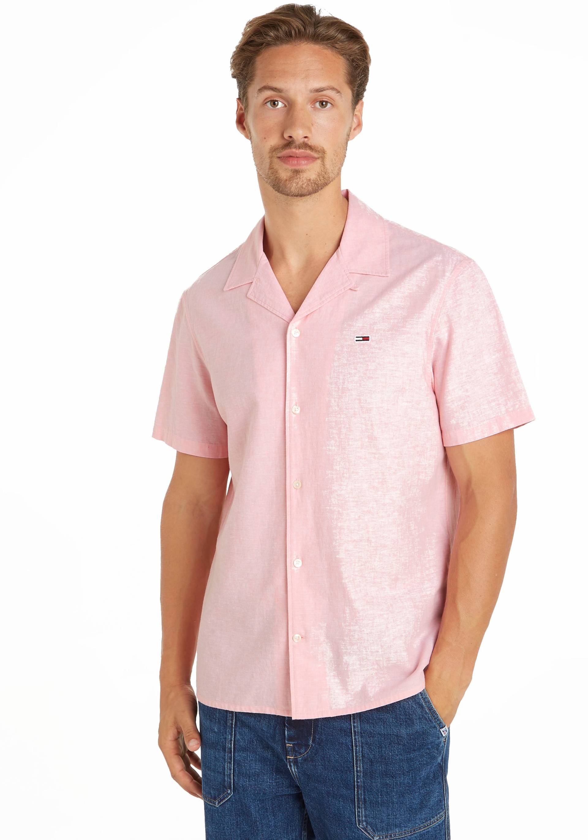 Tommy Jeans Plus Kurzarmhemd »TJM LINEN BLEND CAMP SHIRT EXT« von TOMMY JEANS Plus