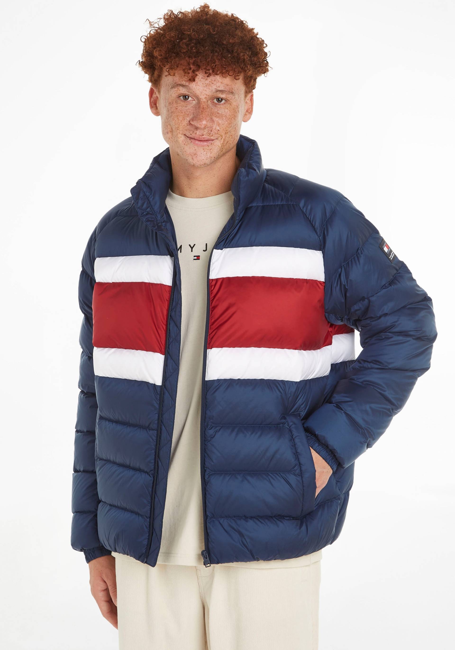 Tommy Jeans Plus Steppjacke »TJM BLOCK STRIPE LT DOWN JKT EXT« Tommy Jeans Plus Steppjacke »TJM BLOCK STRIPE LT DOWN JKT EXT« von TOMMY JEANS Plus