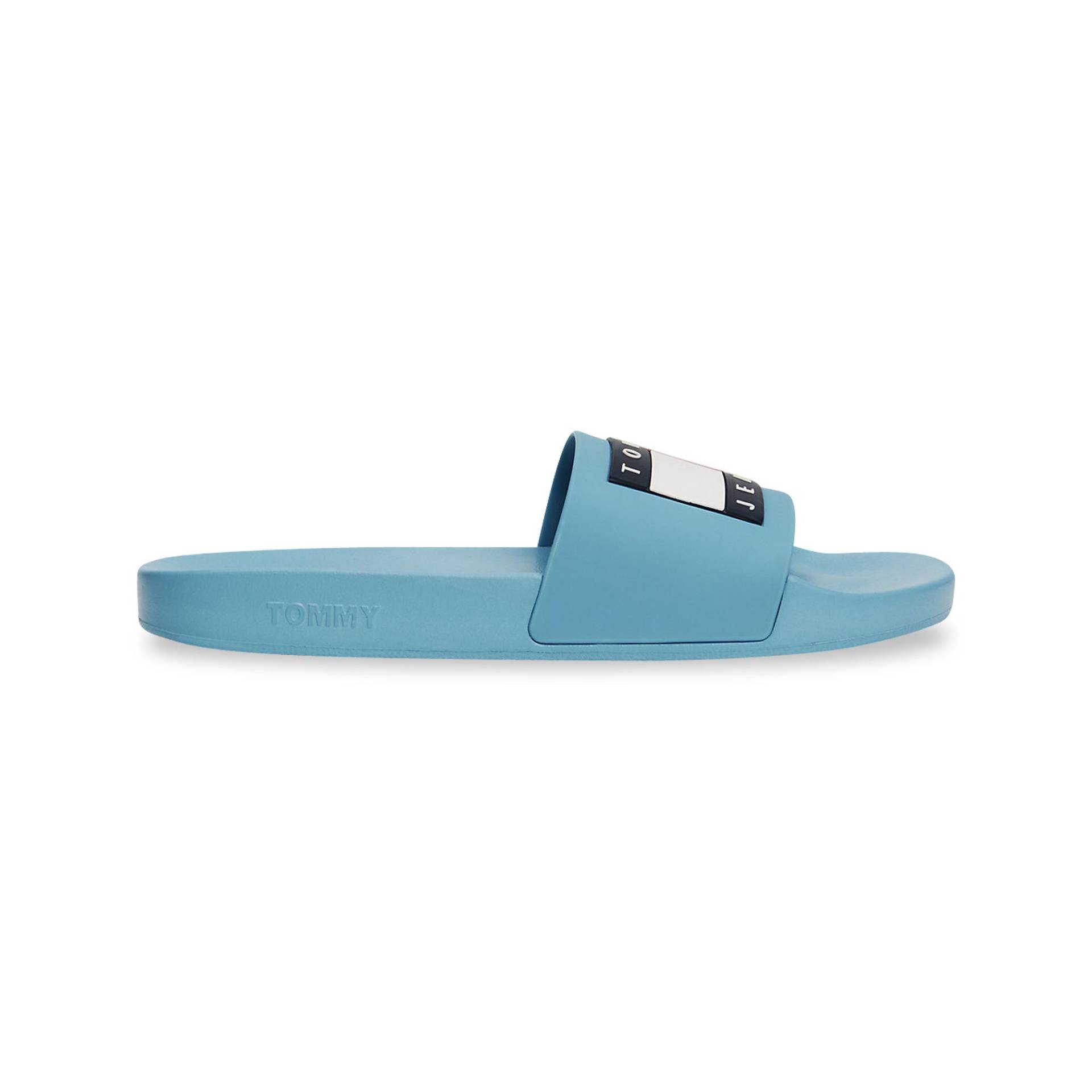 Badesandalen Herren Hellblau 41 von TOMMY JEANS