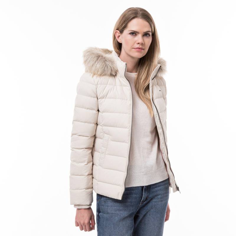 Jacke Damen Beige L von TOMMY JEANS