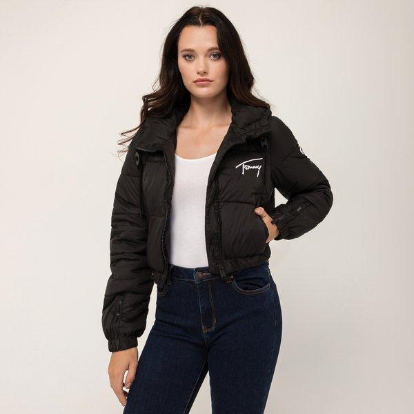 Jacke Damen Black L von TOMMY JEANS