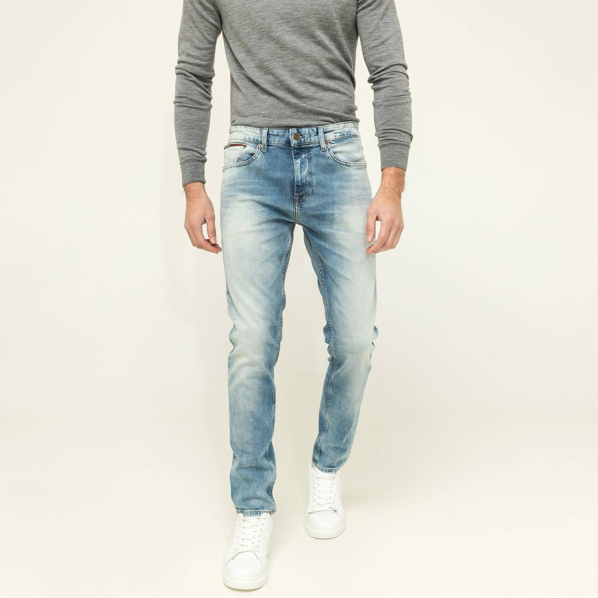 Jeans, Slim Fit Herren Blau L30/W32 von TOMMY JEANS