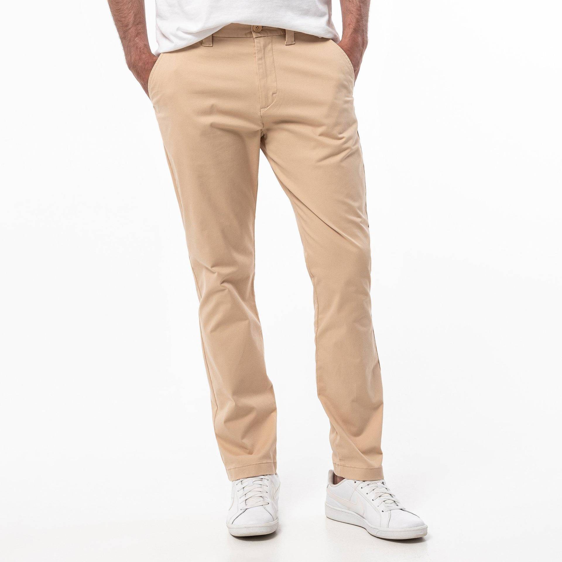 Chinohose, Regular Fit Herren Beige W29 von TOMMY JEANS