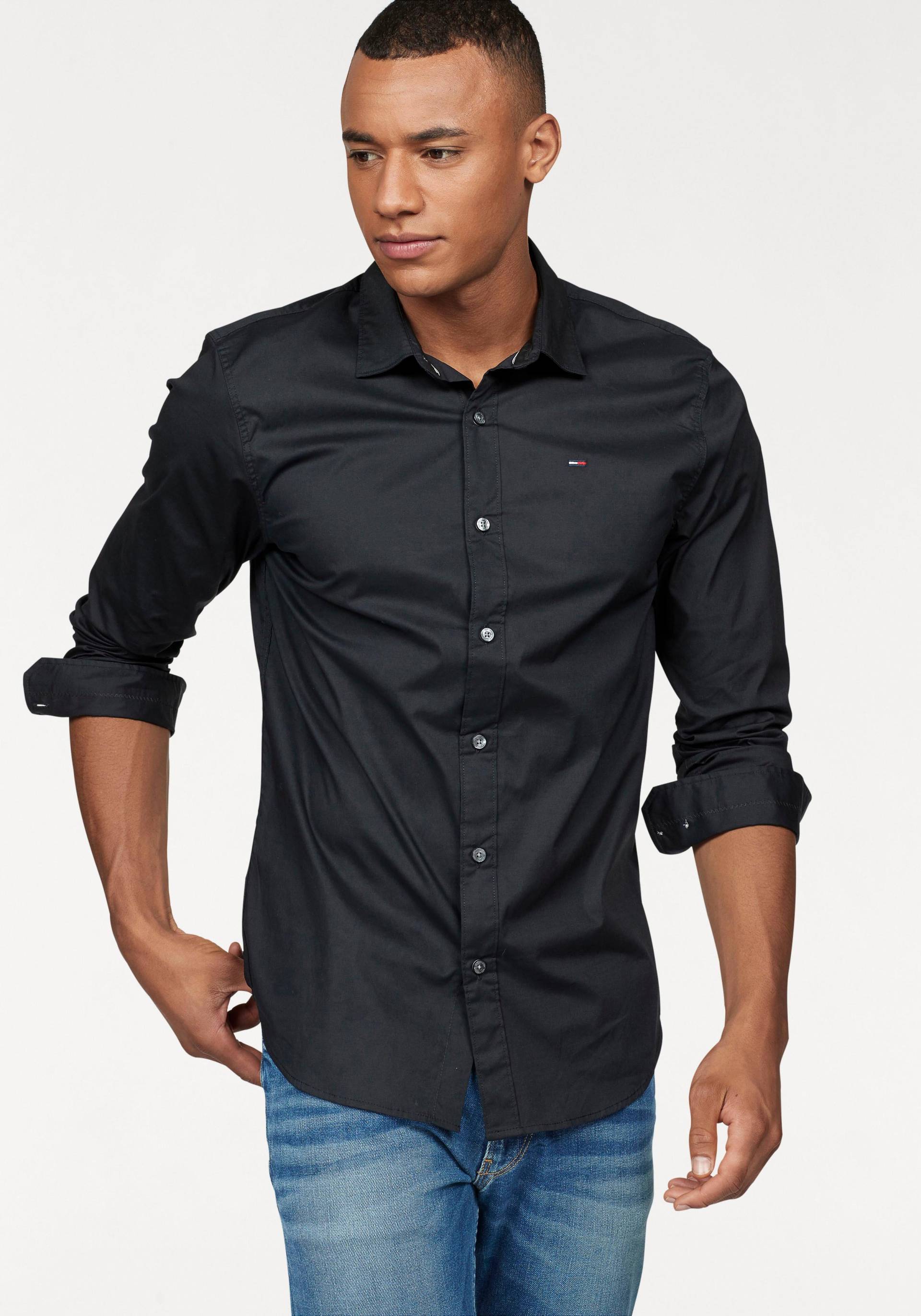 Tommy Jeans Langarmhemd »Sabim Stretch Hemd Shirt« von TOMMY JEANS