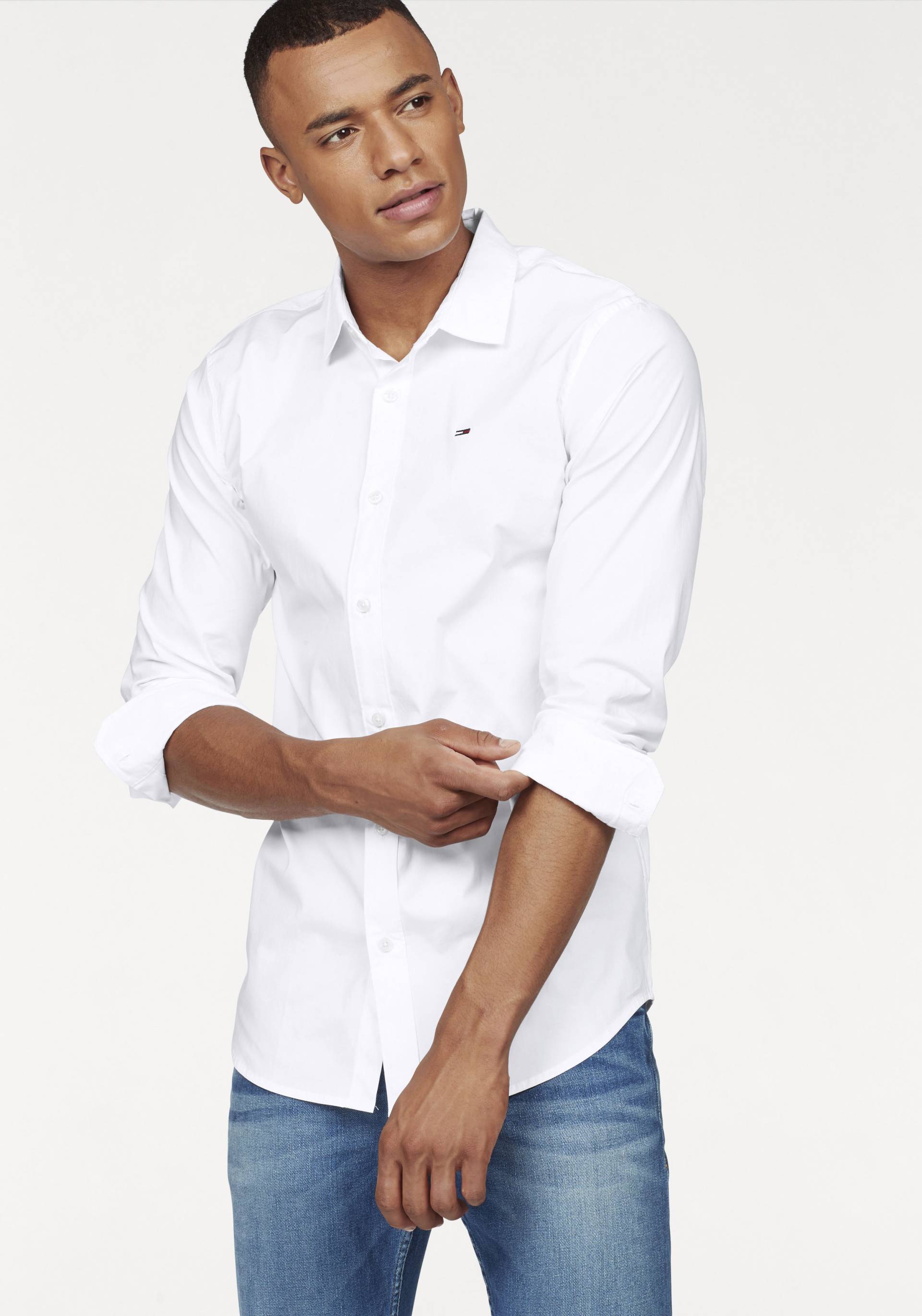 Tommy Jeans Langarmhemd »Sabim Stretch Hemd Shirt« von TOMMY JEANS