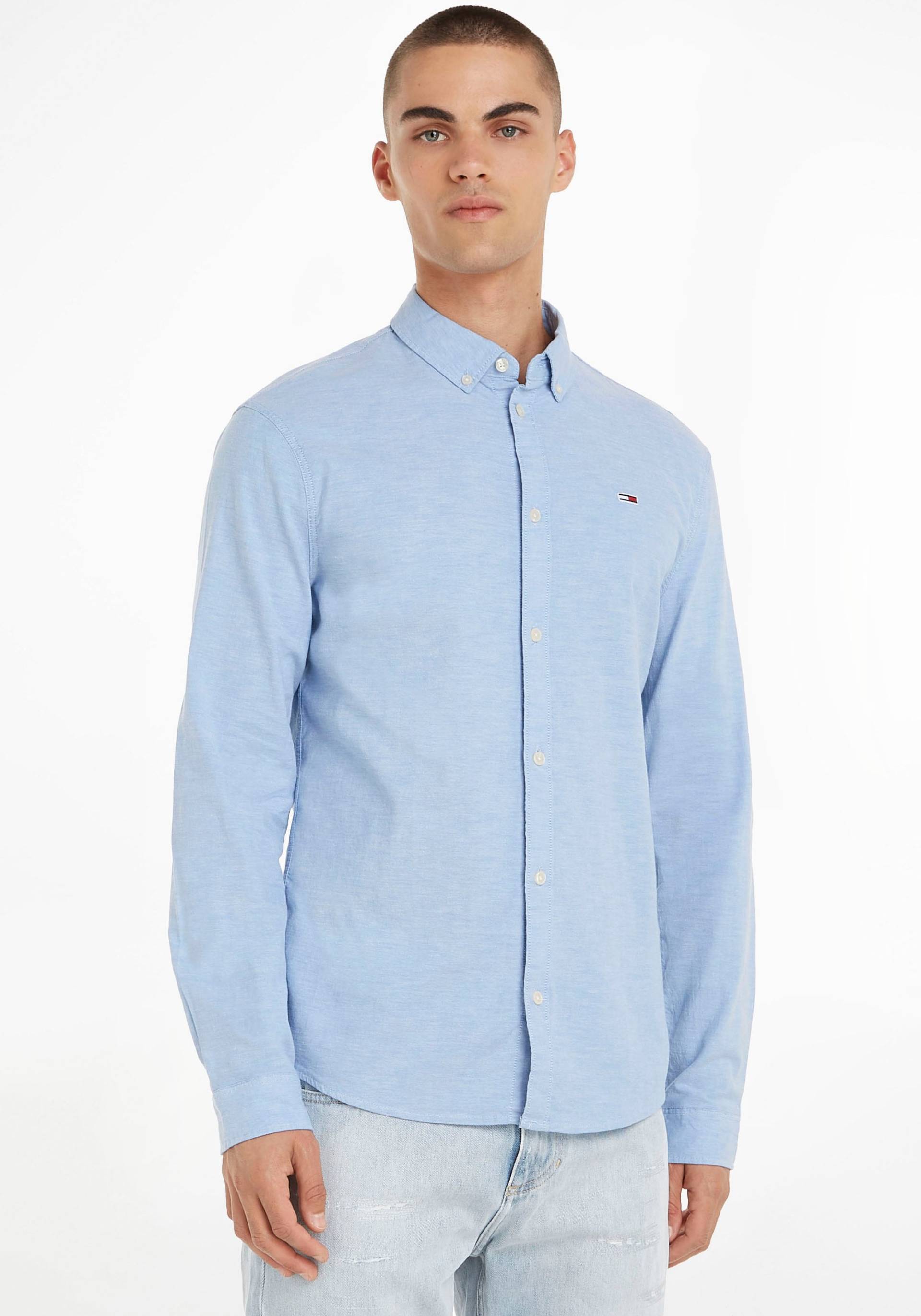 Tommy Jeans Langarmhemd »TJM SLIM STRETCH OXFORD SHIRT« von TOMMY JEANS