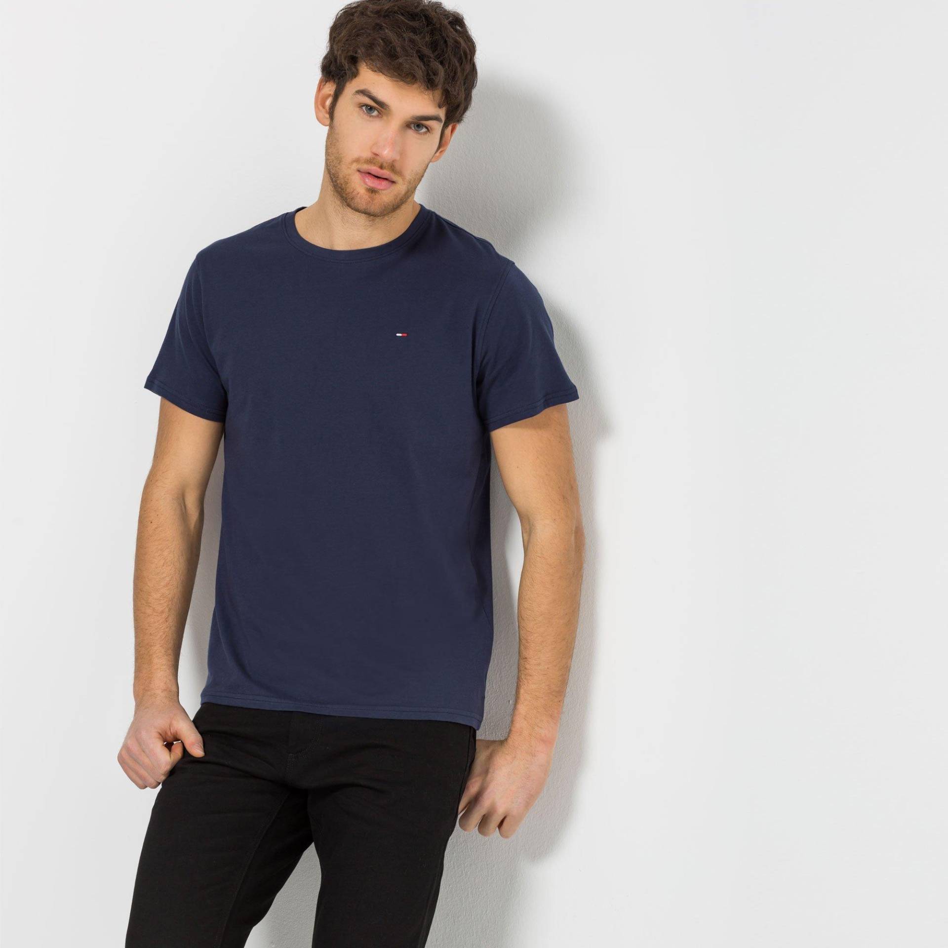 T-shirt, Modern Fit, Kurzarm Herren Marine L von TOMMY JEANS