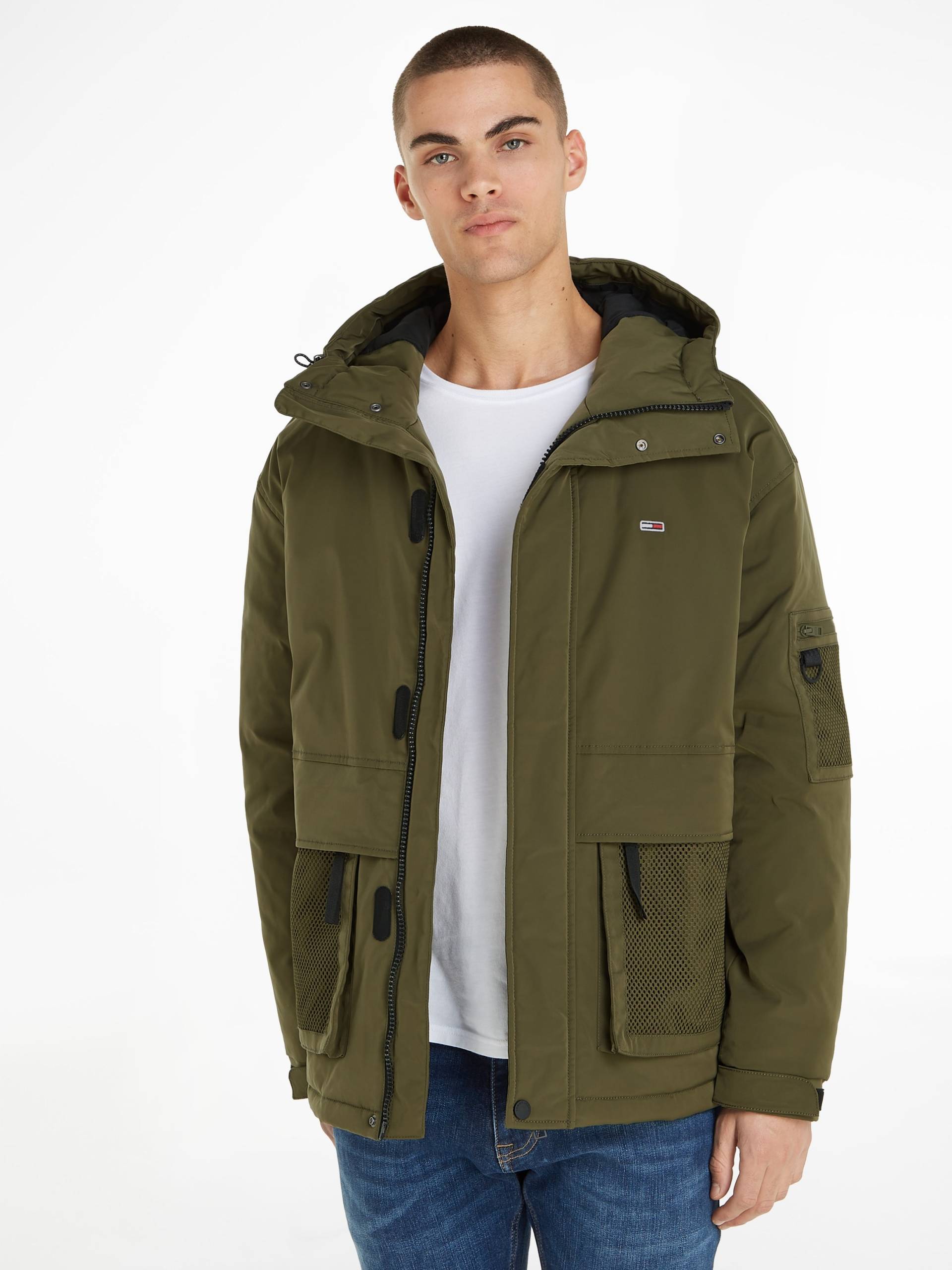 Tommy Jeans Blouson »TJM TECH JACKET«, mit Kapuze von TOMMY JEANS