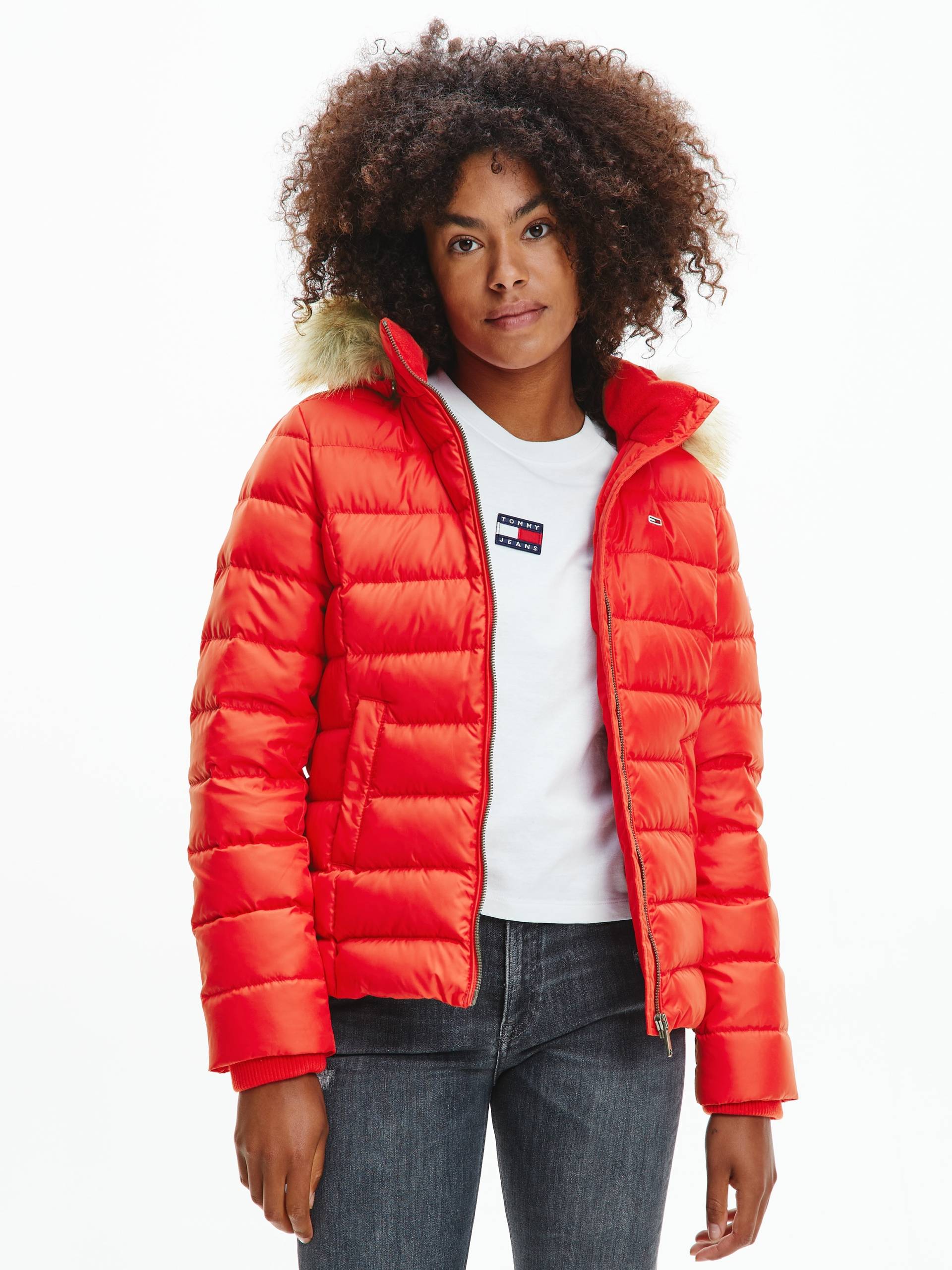 Tommy Jeans Daunenjacke »TJW BASIC HOODED JACKET«, mit Kapuze von TOMMY JEANS