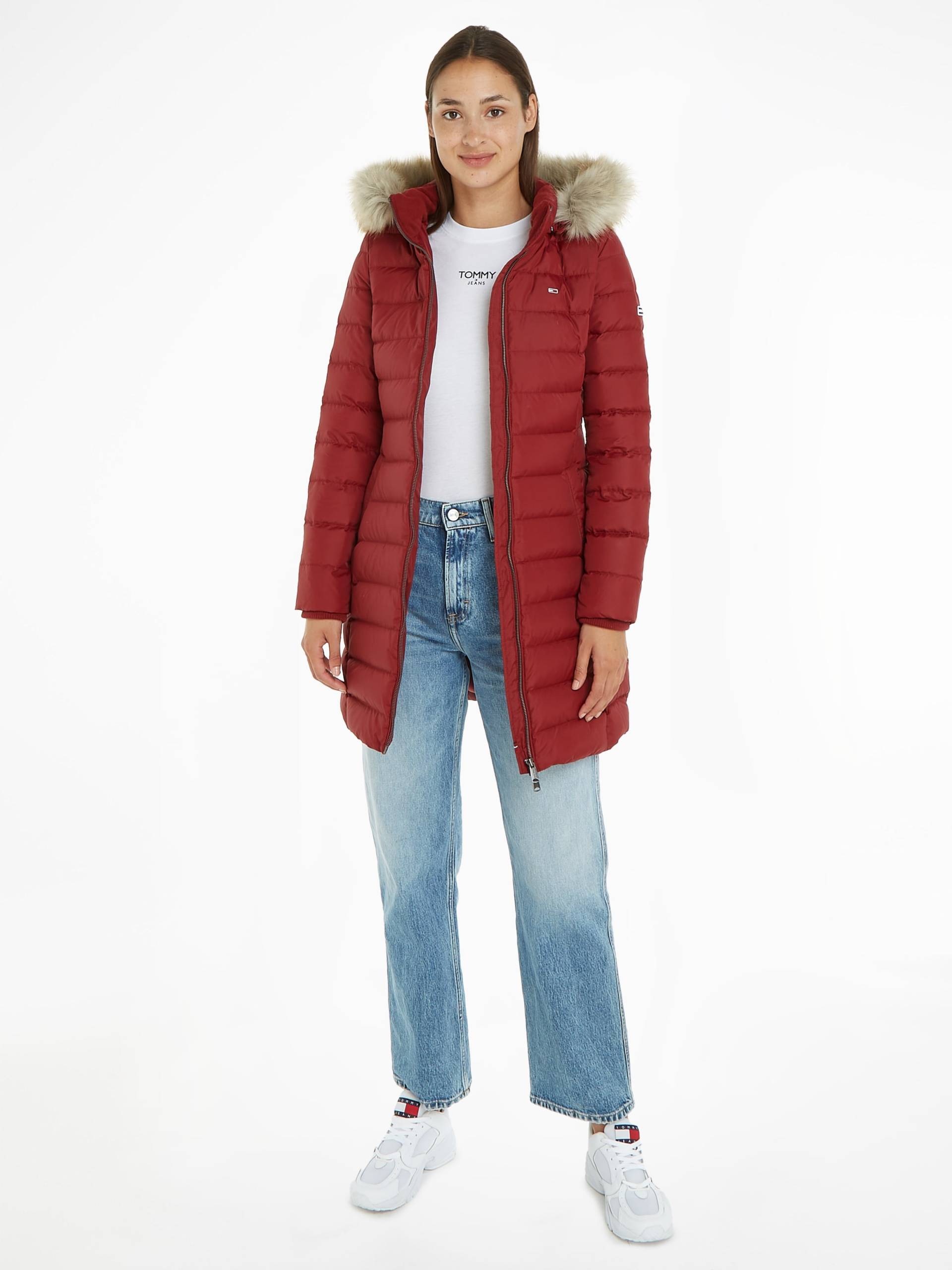 Tommy Jeans Daunenmantel »TJW ESSENTIAL HOODED DOWN COAT« von TOMMY JEANS