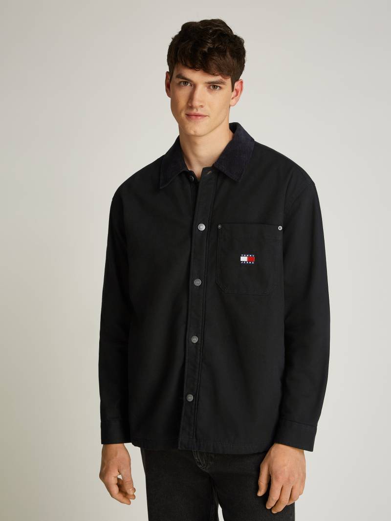 Tommy Jeans Hemdjacke »TJM CANVAS-CORD OVERSHIRT EXT«, mit angerauter weichen Innenseite von TOMMY JEANS