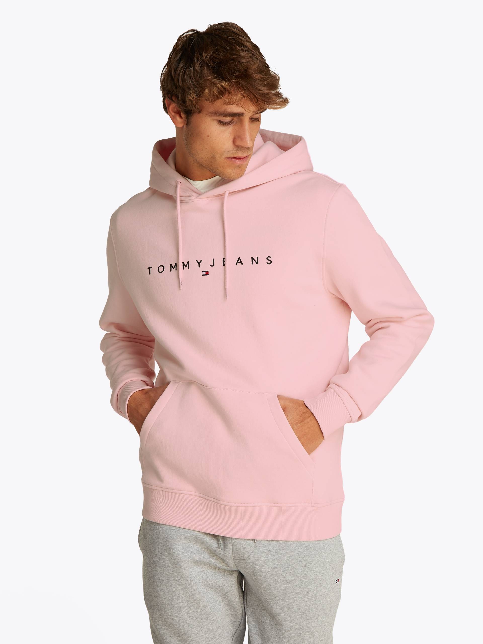 Tommy Jeans Hoodie »TJM REG LINEAR LOGO HOODIE EXT«, mit Logo-Stickerei von TOMMY JEANS