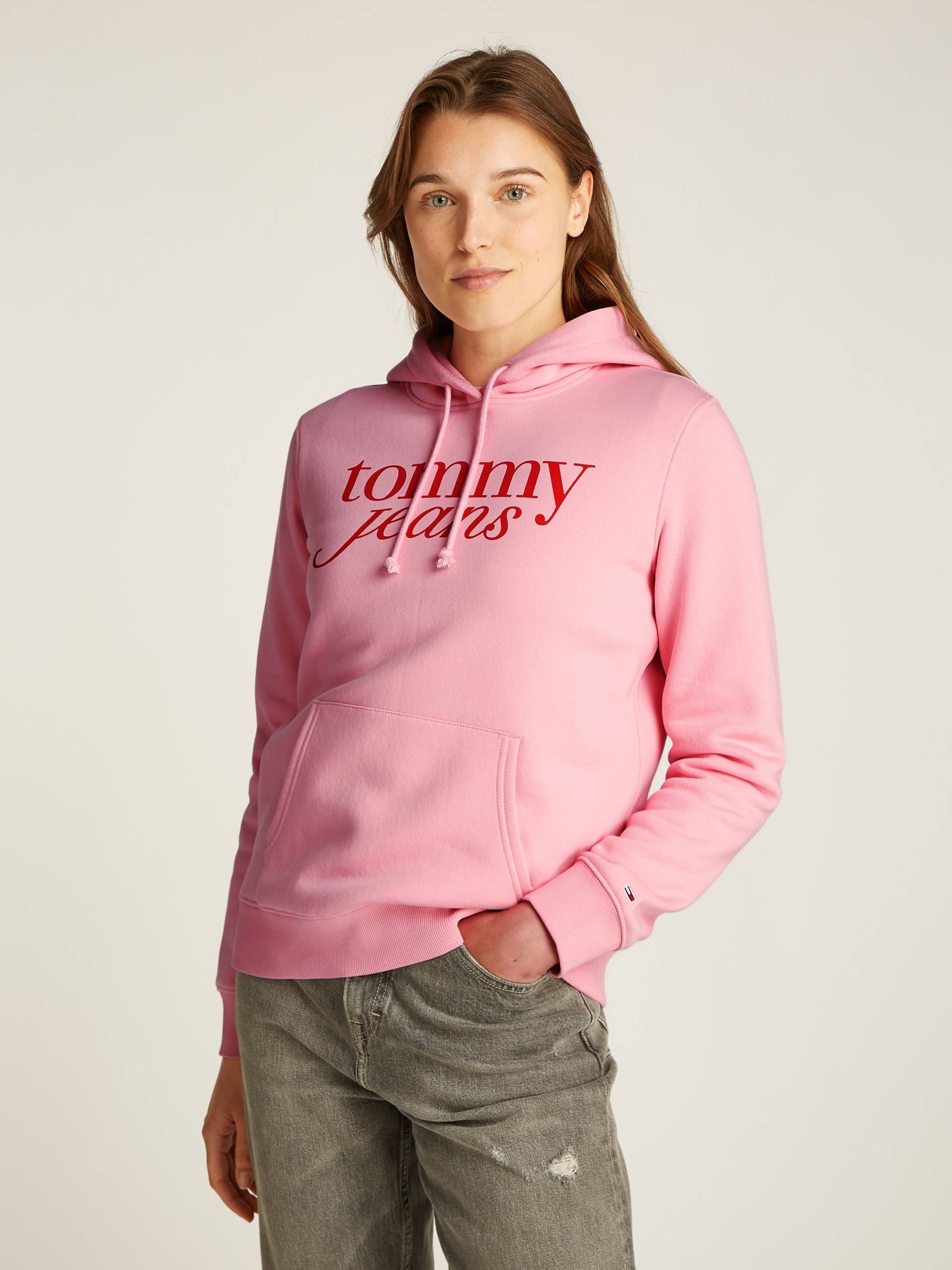 Tommy Jeans Hoodie »TJW REG ESS LOGO HOODIE EXT«, mit Logodruck, Stickerei von TOMMY JEANS