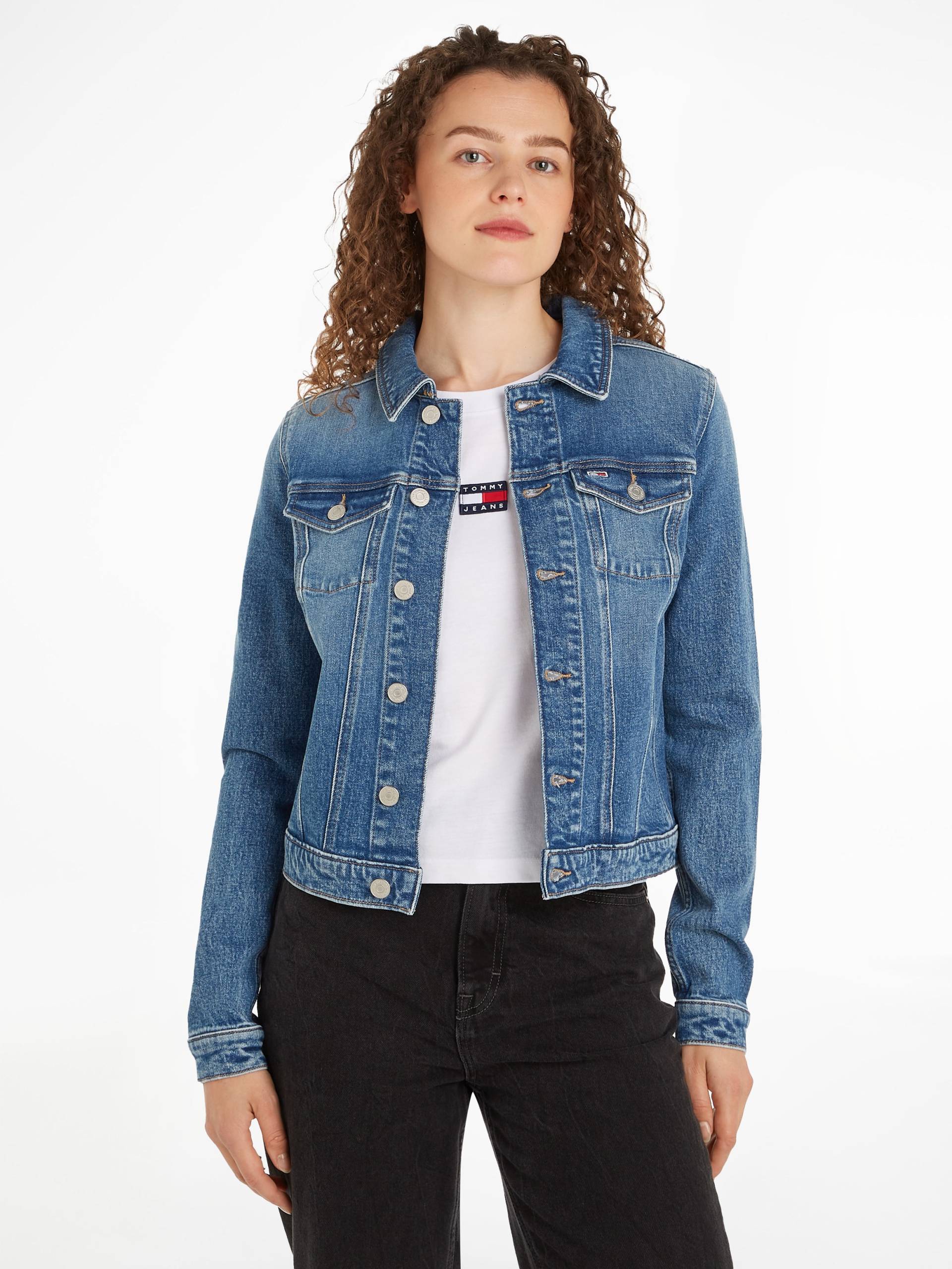 Tommy Jeans Jeansjacke »VIVIANNE SKN JACKET CH8132«, mit Tommy Jeans Markenlabel Tommy Jeans Jeansjacke »VIVIANNE SKN JACKET CH8132«, mit Tommy Jeans Markenlabel von TOMMY JEANS