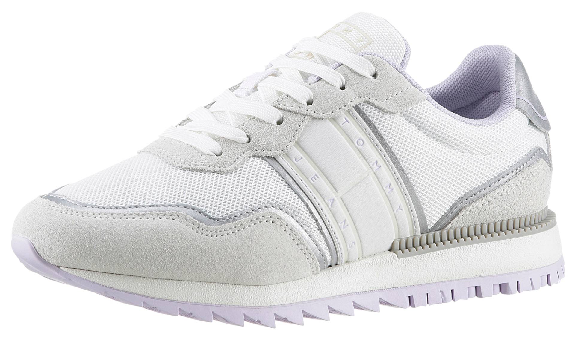 Tommy Jeans Keilsneaker »TJW METALLIC RETRO CLEATED RUN«, mit Kontrastbesätzen, Freizeitschuh, Halbschuh, Schnürschuh Tommy Jeans Keilsneaker »TJW METALLIC RETRO CLEATED RUN«, mit Kontrastbesätzen, Freizeitschuh, Halbschuh, Schnürschuh von TOMMY JEANS