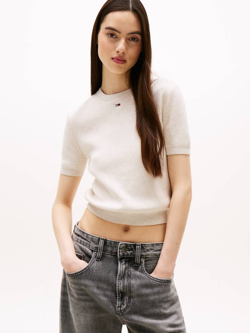 Tommy Jeans Kurzarmpullover »TJW ESSENTIAL SS SWEATER« von TOMMY JEANS