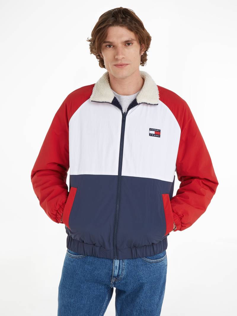 Tommy Jeans Kurzjacke »TJM REVERSIBLE SHERPA JACKET«, ohne Kapuze von TOMMY JEANS