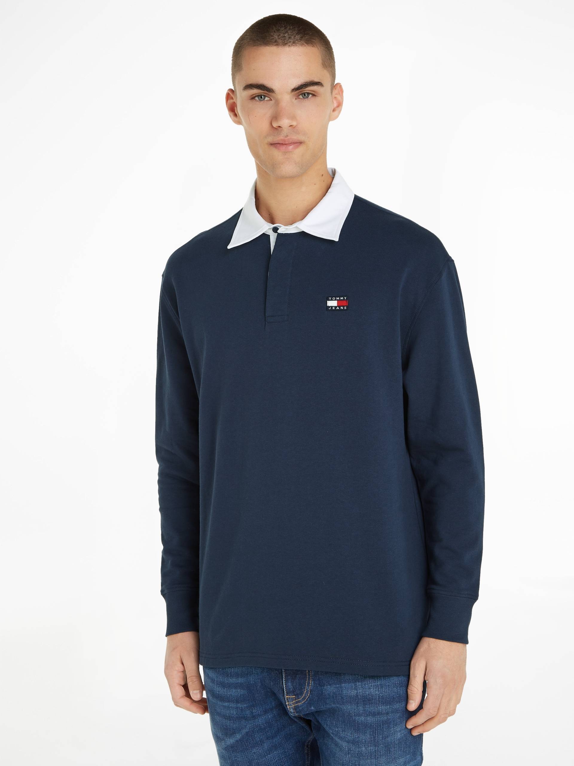 Tommy Jeans Langarm-Poloshirt »TJM BADGE RUGBY« von TOMMY JEANS