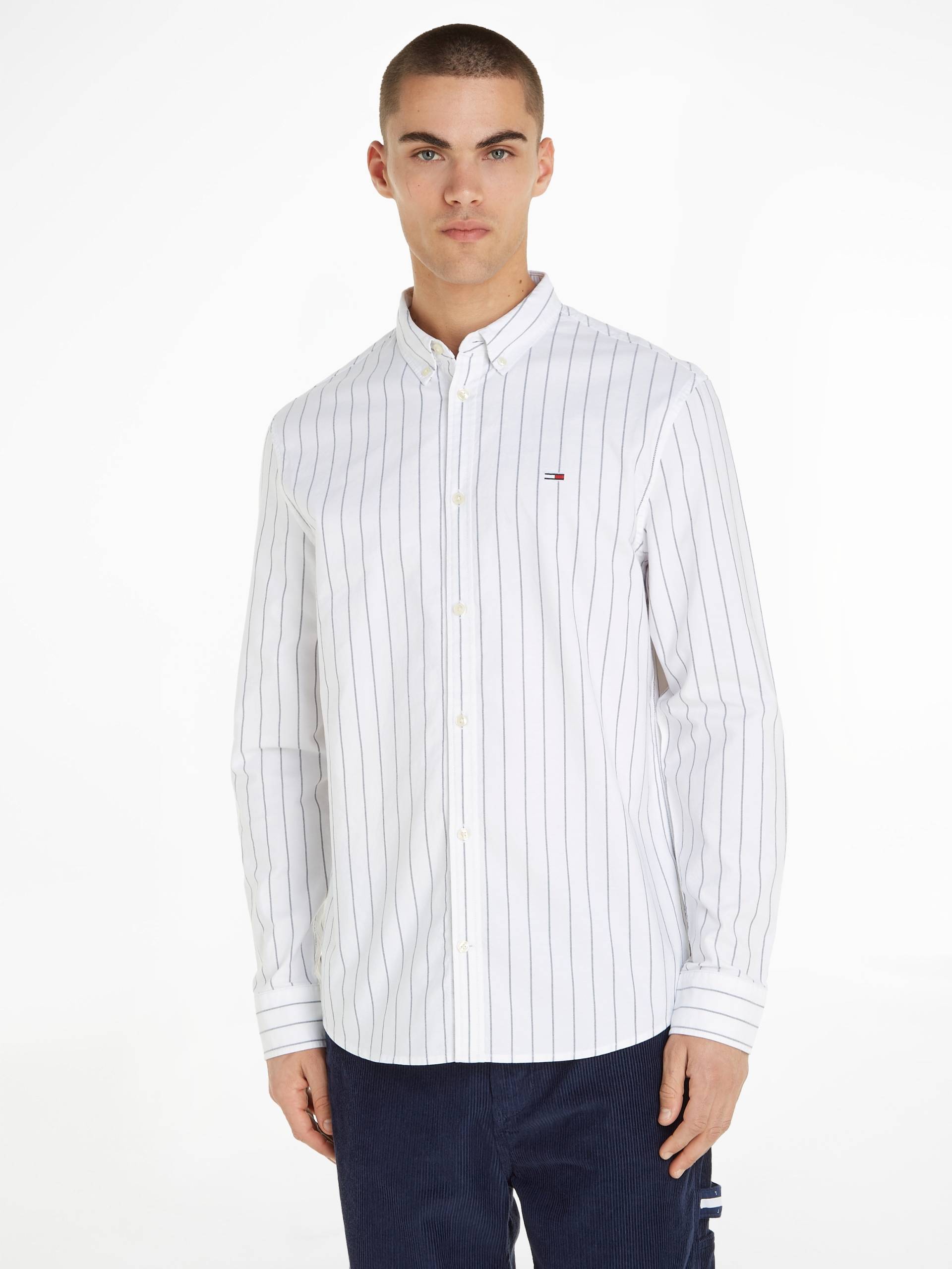 Tommy Jeans Langarmhemd »TJM CLASSIC OXFORD STRIPE SHIRT« von TOMMY JEANS