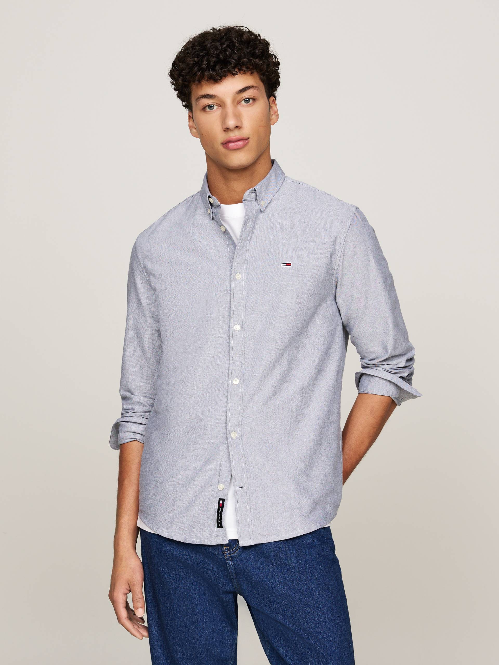 Tommy Jeans Langarmhemd »TJM ENTRY REG OXFORD SHIRT«, mit Logoprägung Tommy Jeans Langarmhemd »TJM ENTRY REG OXFORD SHIRT«, mit Logoprägung von TOMMY JEANS