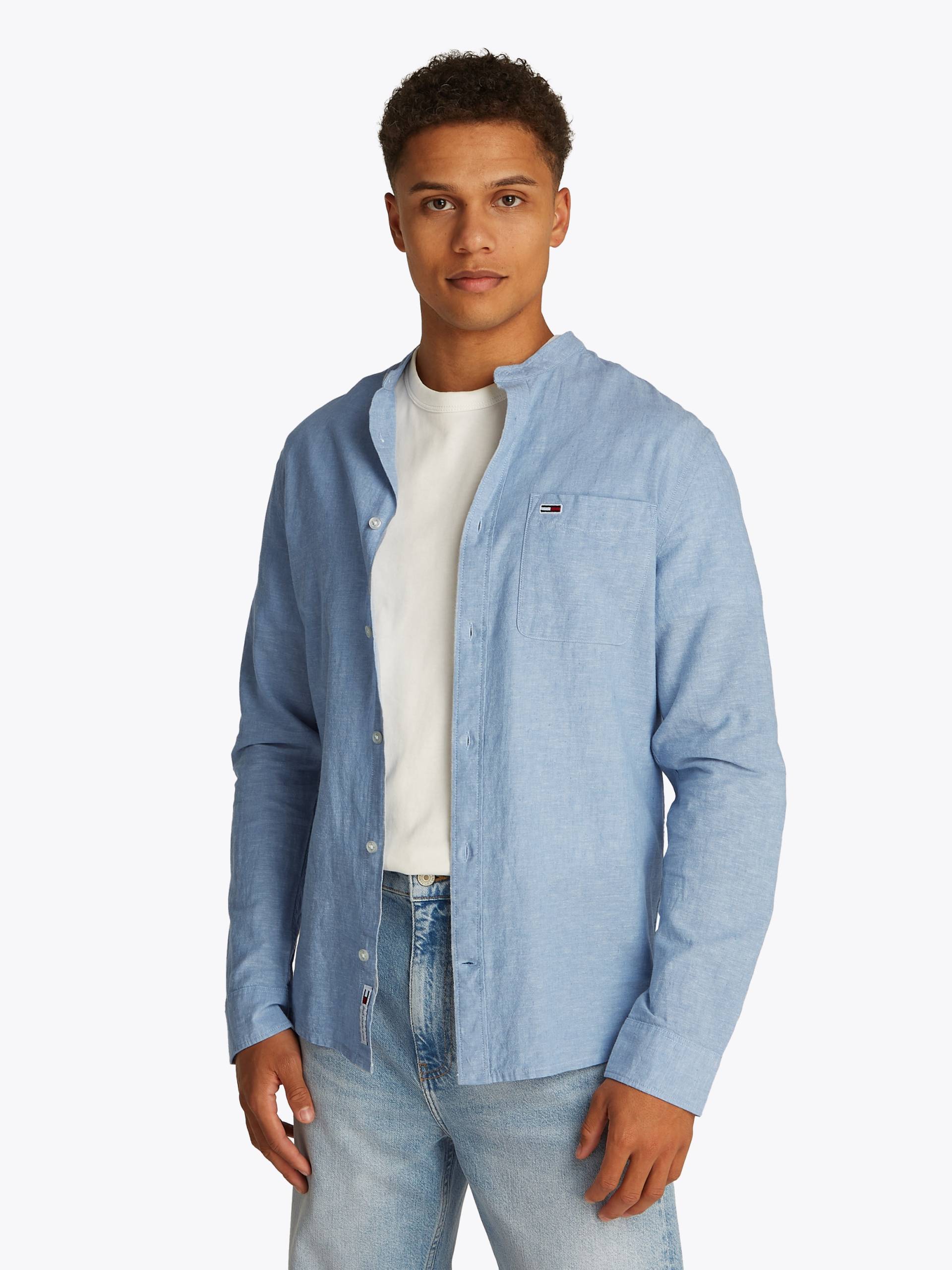 Tommy Jeans Langarmhemd »TJM LINEN MIX BAND COLLAR SHIRT« Tommy Jeans Langarmhemd »TJM LINEN MIX BAND COLLAR SHIRT« von TOMMY JEANS