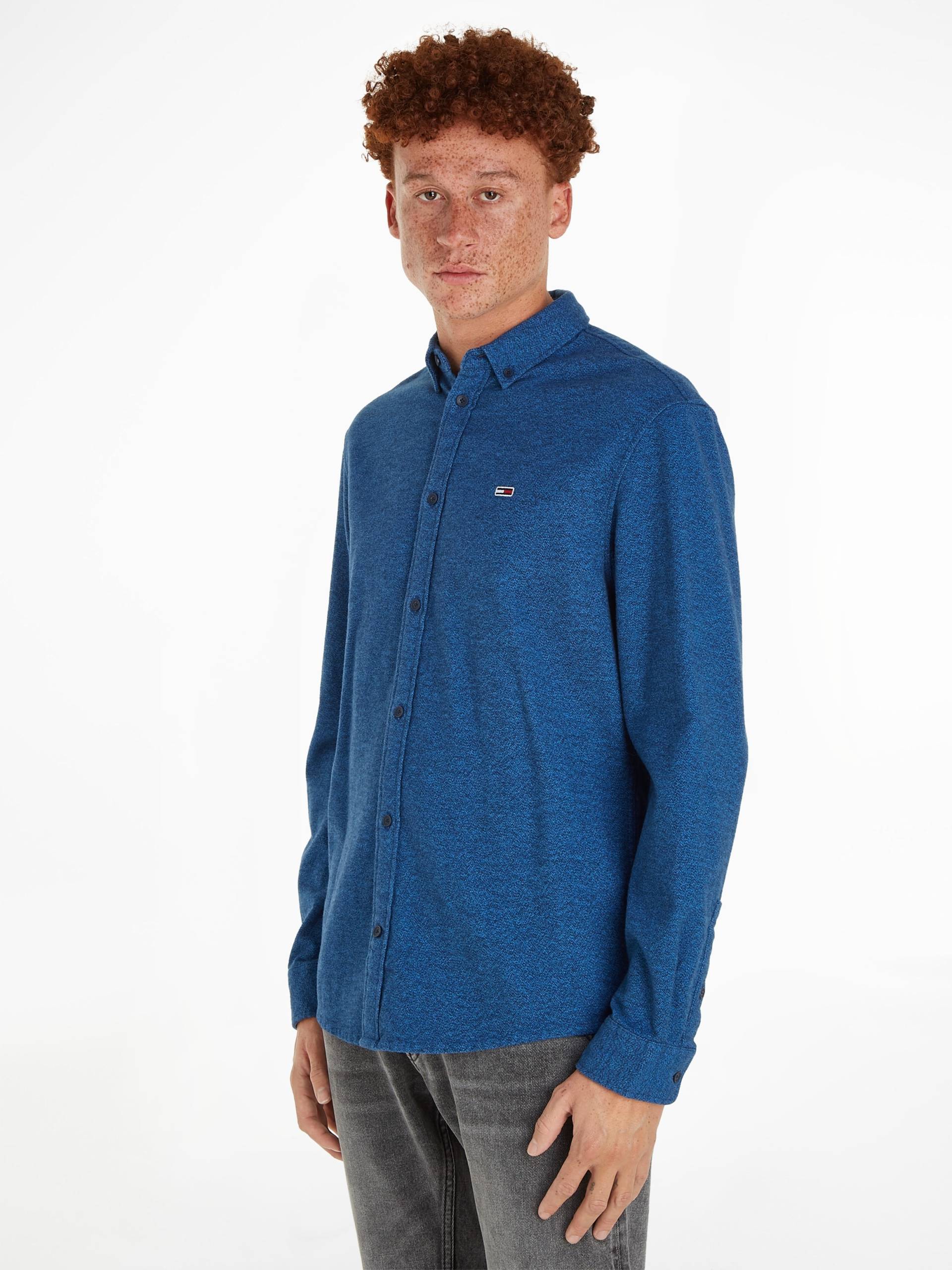 Tommy Jeans Langarmhemd »TJM REG BRUSHED GRINDLE SHIRT« von TOMMY JEANS