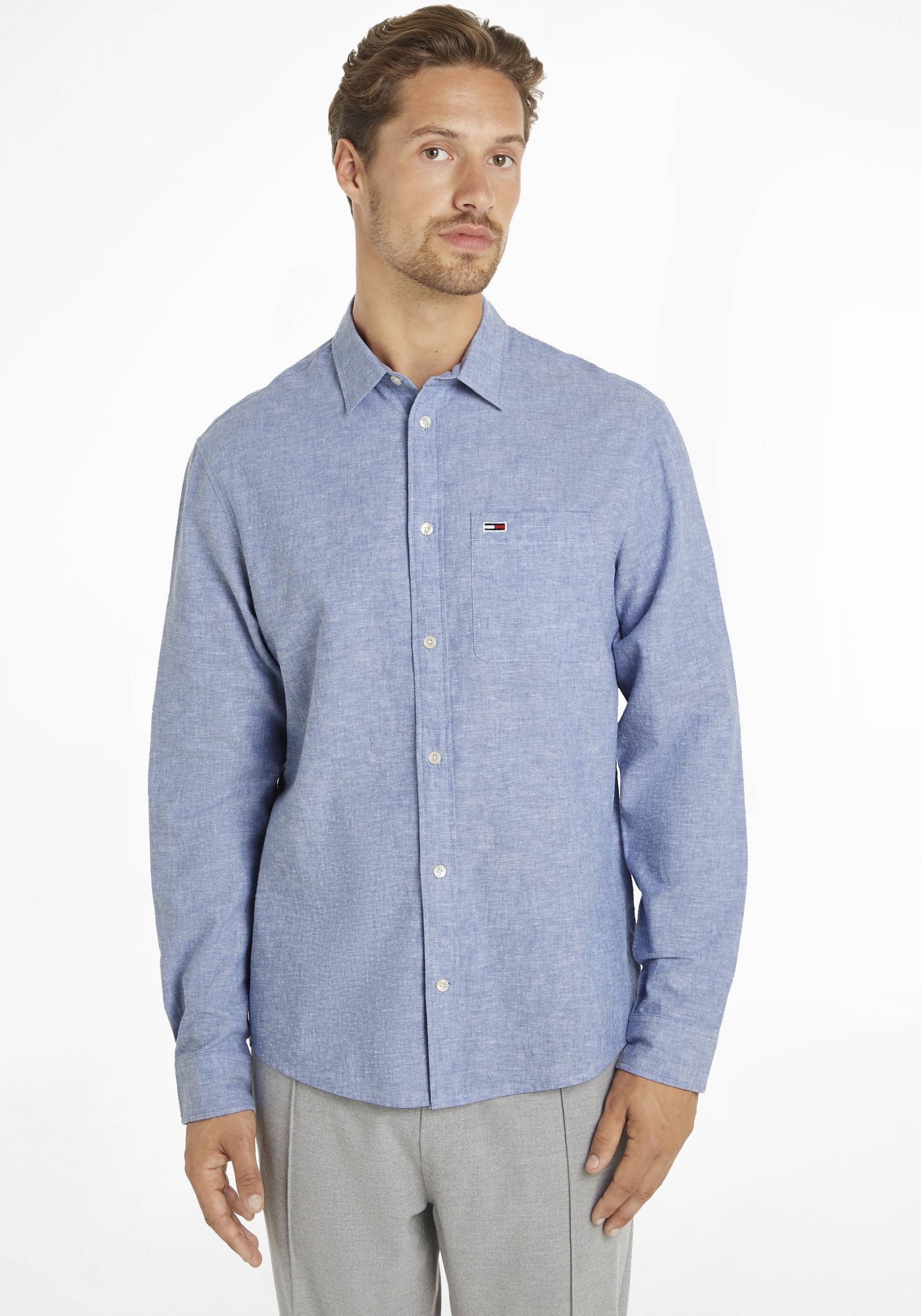 Tommy Jeans Langarmhemd »TJM REG LINEN BLEND SHIRT« Tommy Jeans Langarmhemd »TJM REG LINEN BLEND SHIRT« von TOMMY JEANS