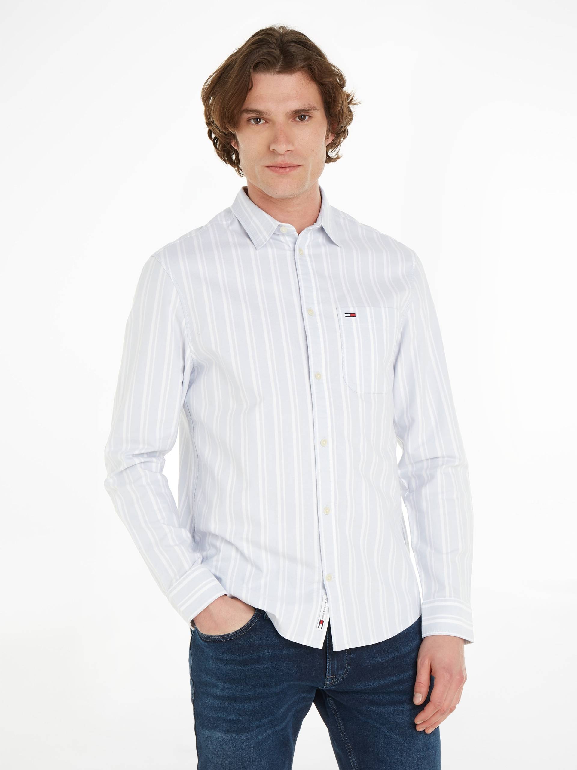 Tommy Jeans Langarmhemd »TJM REG OXFORD STRIPE SHIRT« von TOMMY JEANS