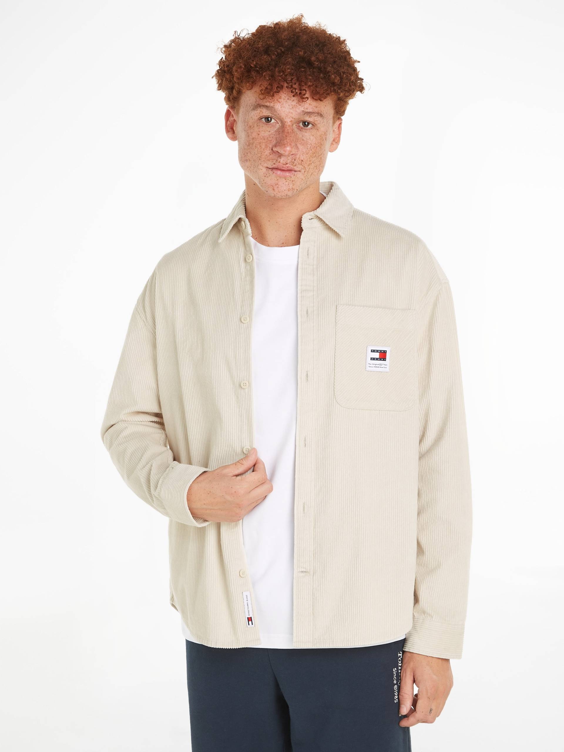 Tommy Jeans Langarmhemd »TJM RLX CHNKY CORDUROY SHIRT EXT« von TOMMY JEANS