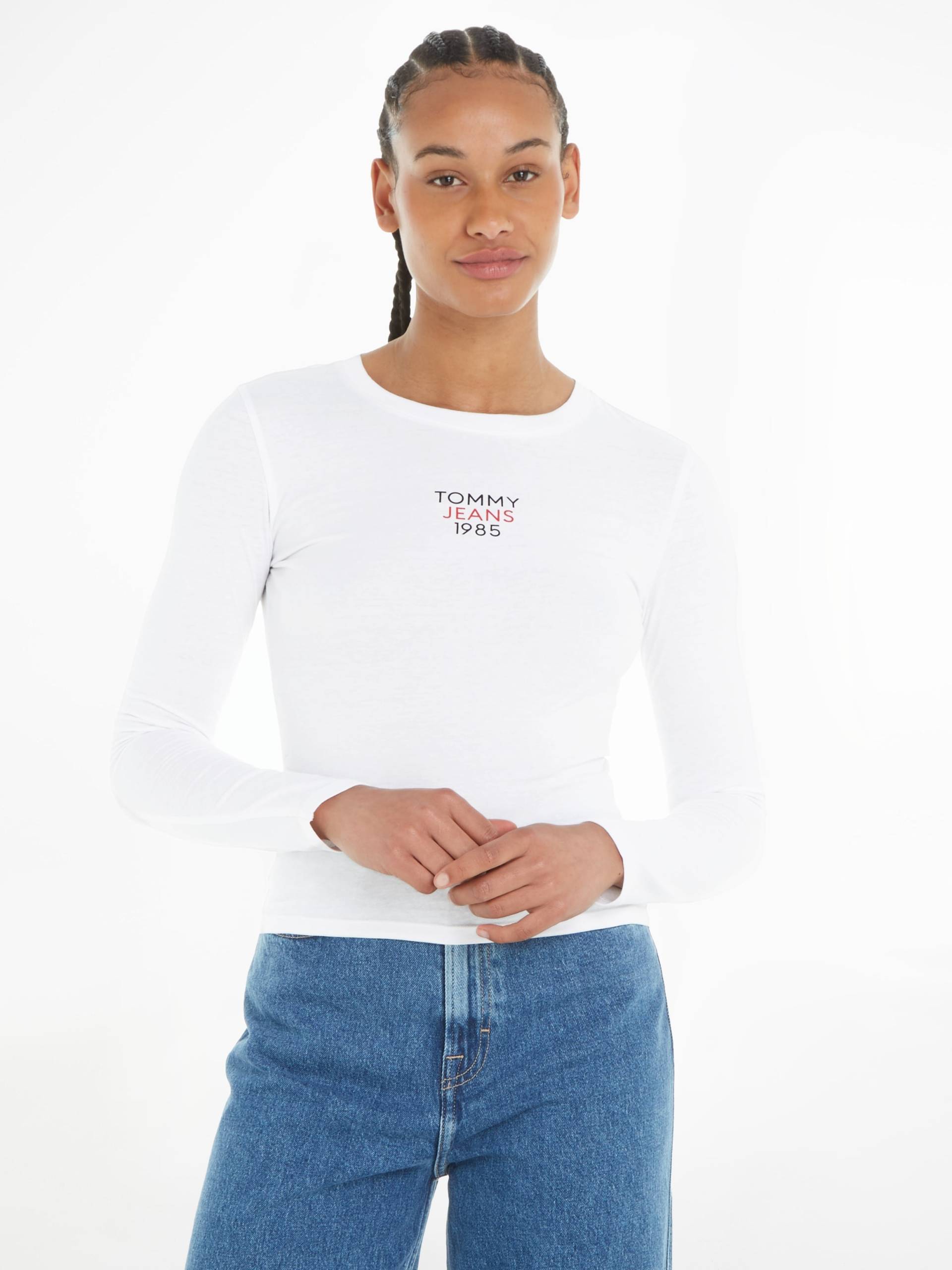 Tommy Jeans Langarmshirt »Slim Fit Essential Logo Longsleeve Shirt« von TOMMY JEANS